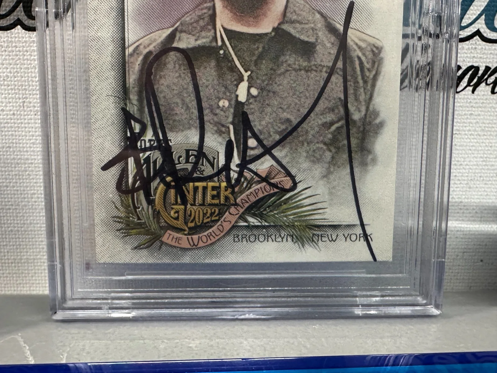 B-REAL CYPRESS HILL KUSH SIGNED AUTOGRAPHED '22 ALLEN GINTER CARD-BECKETT BAS 10, изображение 3