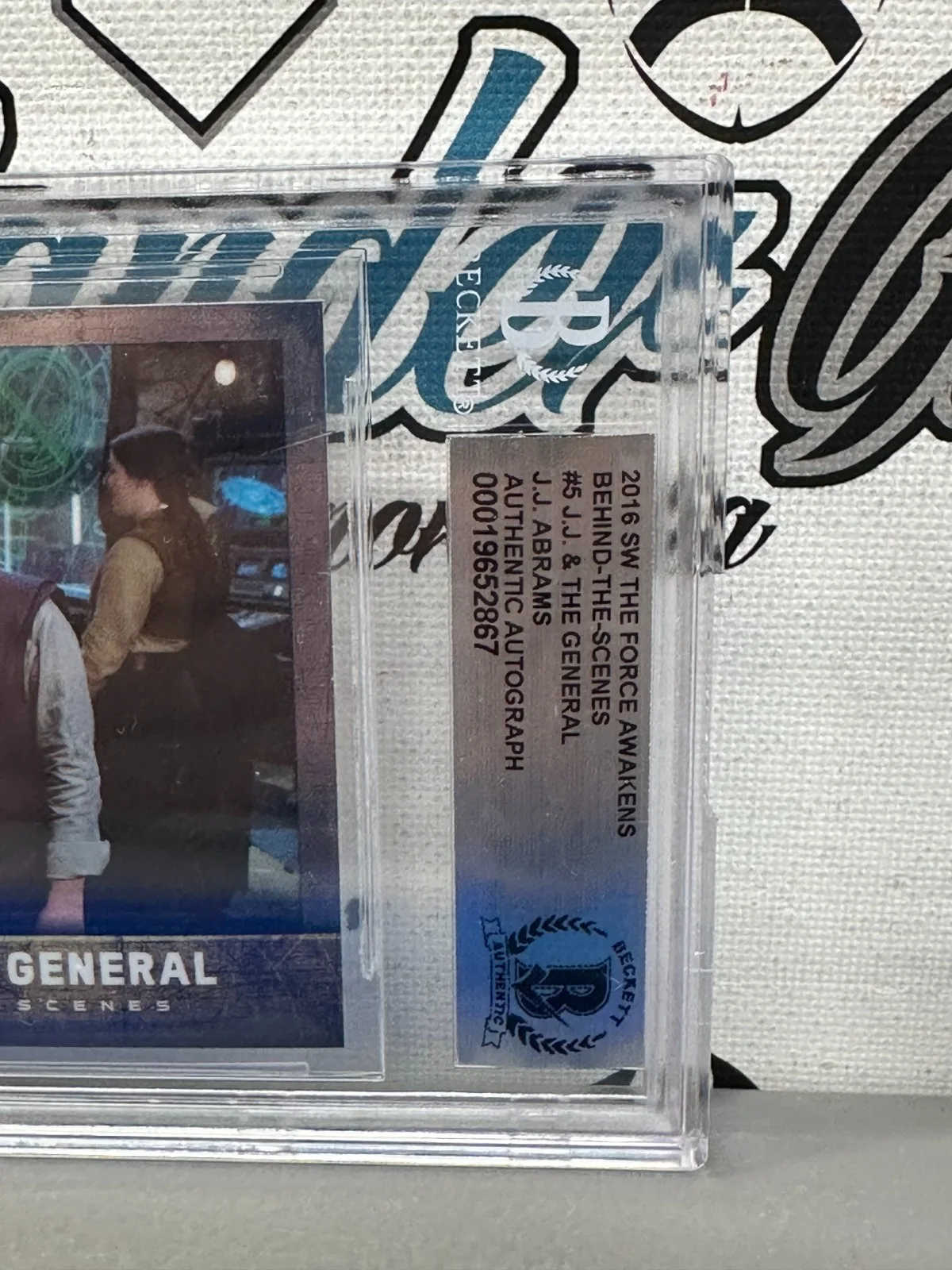 DIRECTOR PRODUCER CREATOR PRESUMED INNOCENT OVERLORD ARMAGEDDON — JJ ABRAMS STAR WARS TREK FRINGE SUPER 8 SIGNED AUTOGRAPHED 2016 CARD BECKETT BAS, image 4