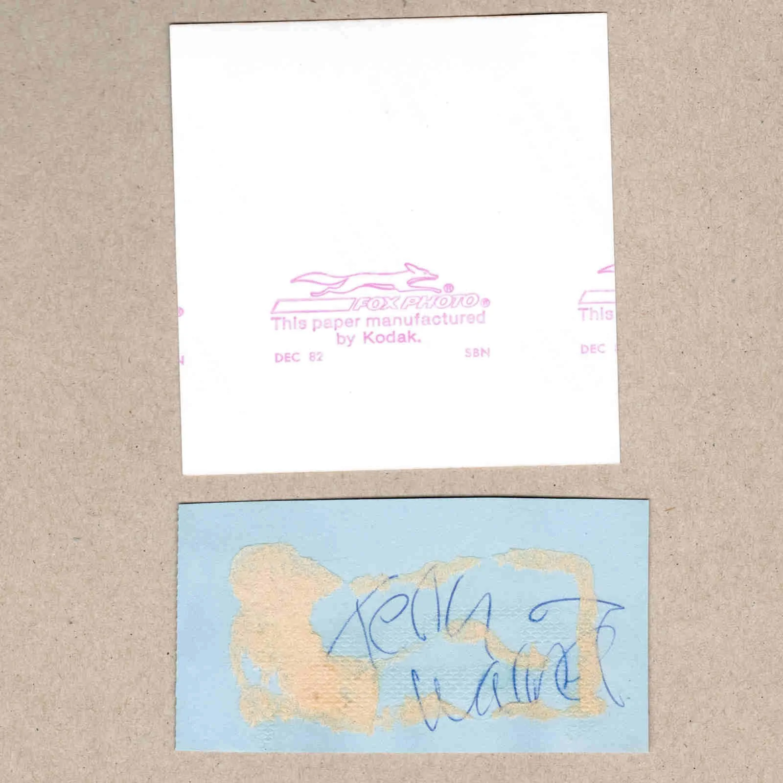 1982 Steve Wariner Signed Autograph w/ Fan Taken 5 x 3.5 OOAK Photo VTG, изображение 5