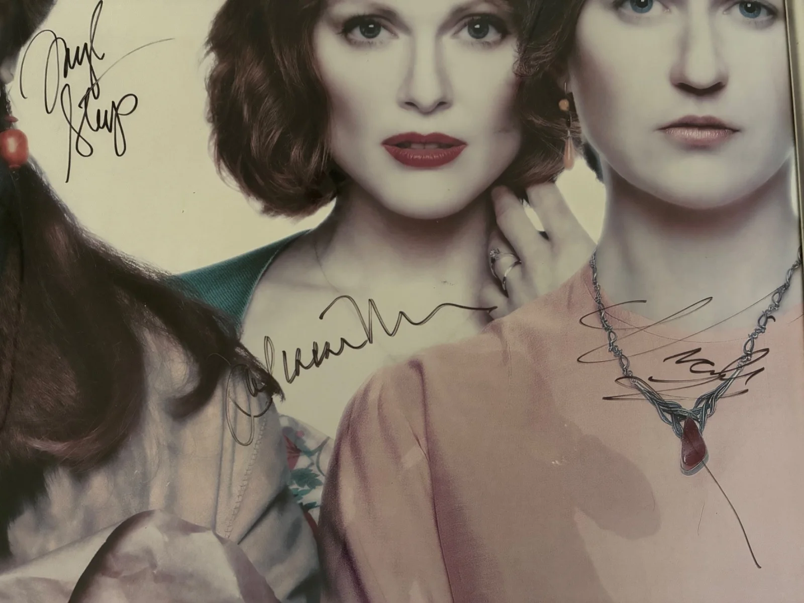 Nicole Kidman, Meryl Streep, Julianne Moore — THE HOURS Signed Movie Poster 39x25 STREEP KIDMAN MOORE Triple Autograph Framed, image 3