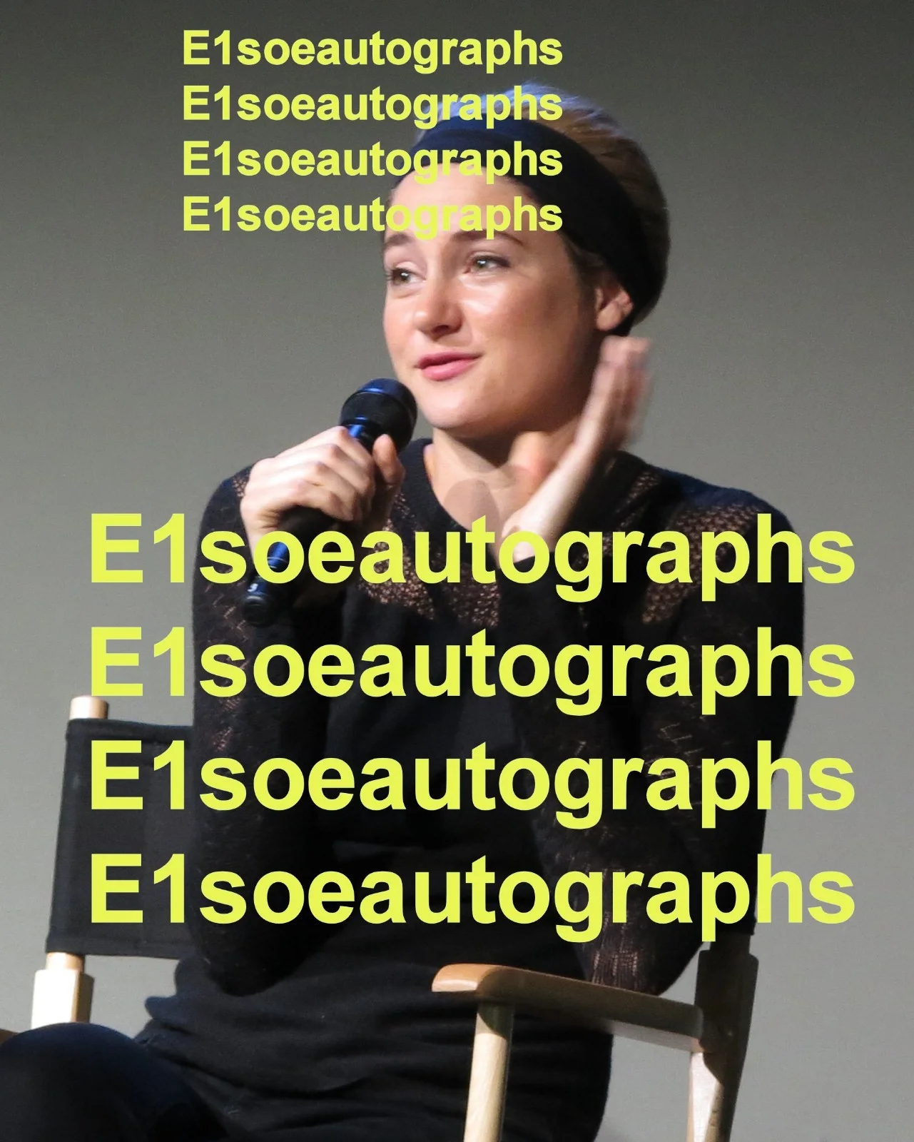 Shailene Woodley — Shailene Woodley signed 8x10 photo - Insurgent, Divergent, Fault, изображение 4