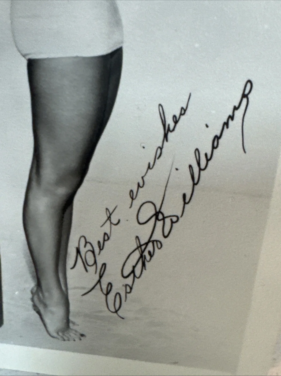 Esther Williams Vintage Celebrity Facsimile Signed Photo Neptune's Daughter, image 2