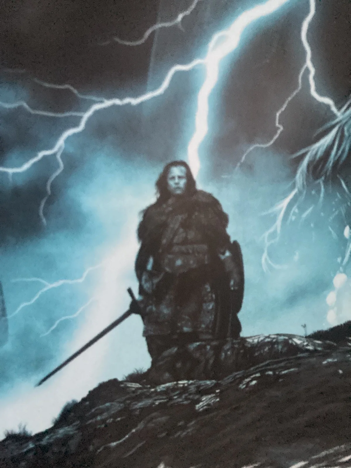 Highlander Rare Original Quad cinema Poster 40th Anniversary fantastic artwork, image 5