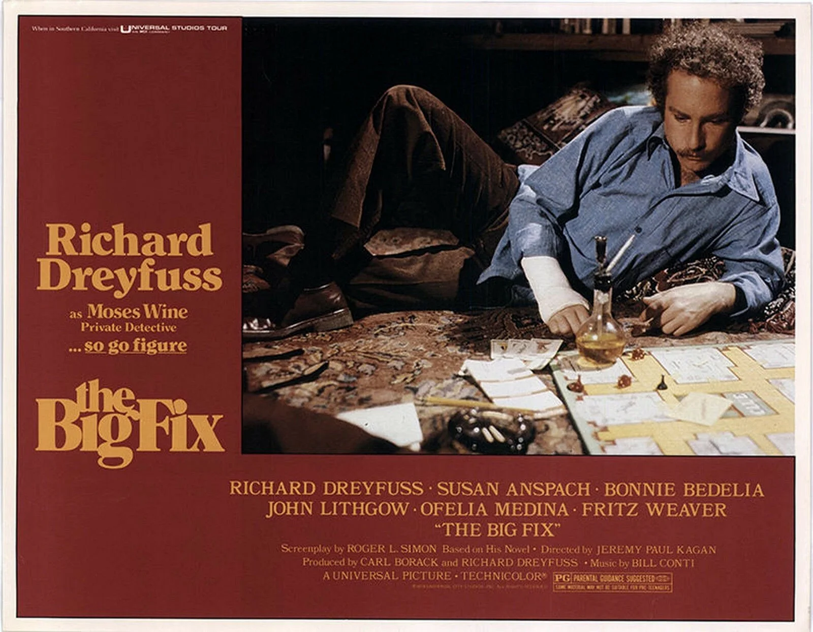 BIG FIX 1978 Richard Dreyfuss JEREMY PAUL KAGAN Private Detective 4 LOBBY CARDS, image 4