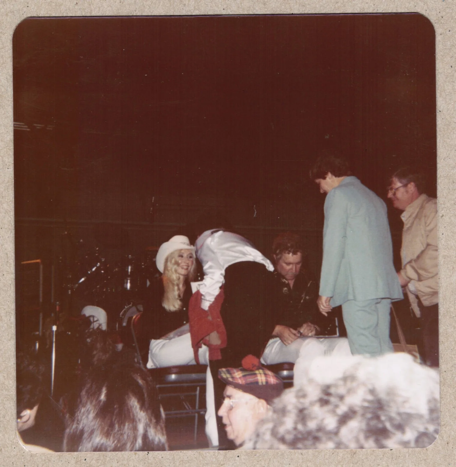 1981 Royce & Jeanne Kendall Signed Autograph w/ Fan Taken 5 x 3.5 OOAK Photo VTG, изображение 2