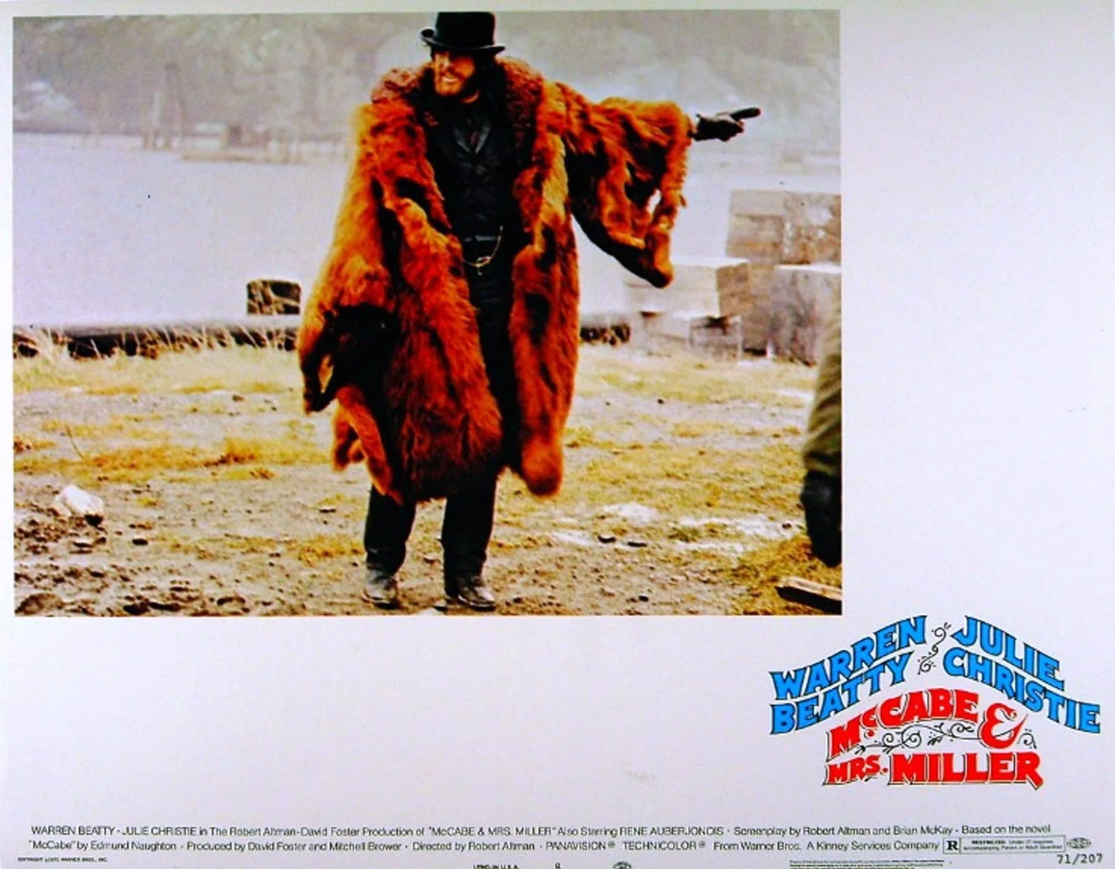 McCABE AND MRS MILLER 1971 Warren Beatty, Julie Christir 3 LOBBY CARDS, изображение 3