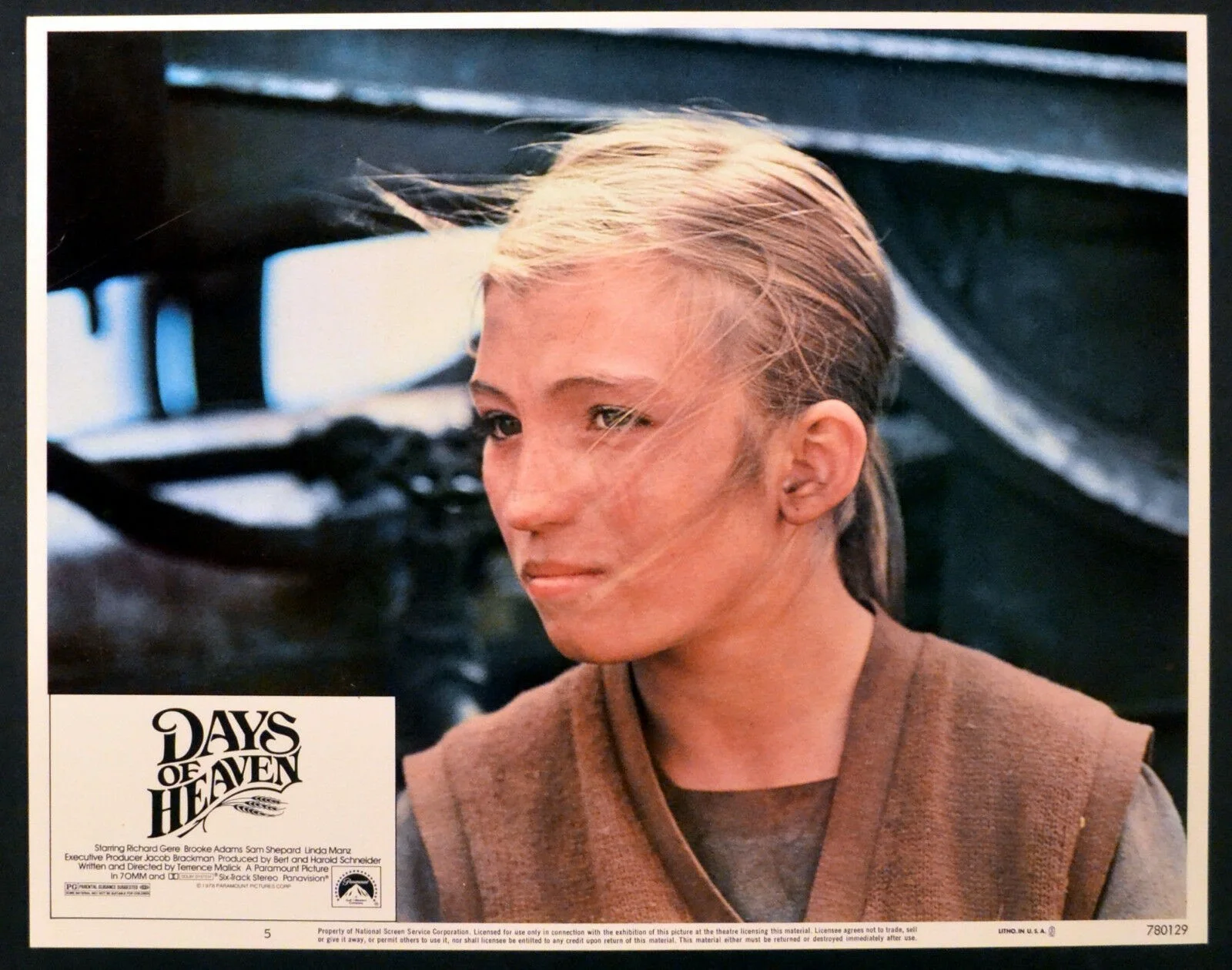 DAYS OF HEAVEN 1978 Richard Gere, Linda Manz, Brooke Adams 4 LOBBY CARDS, изображение 2