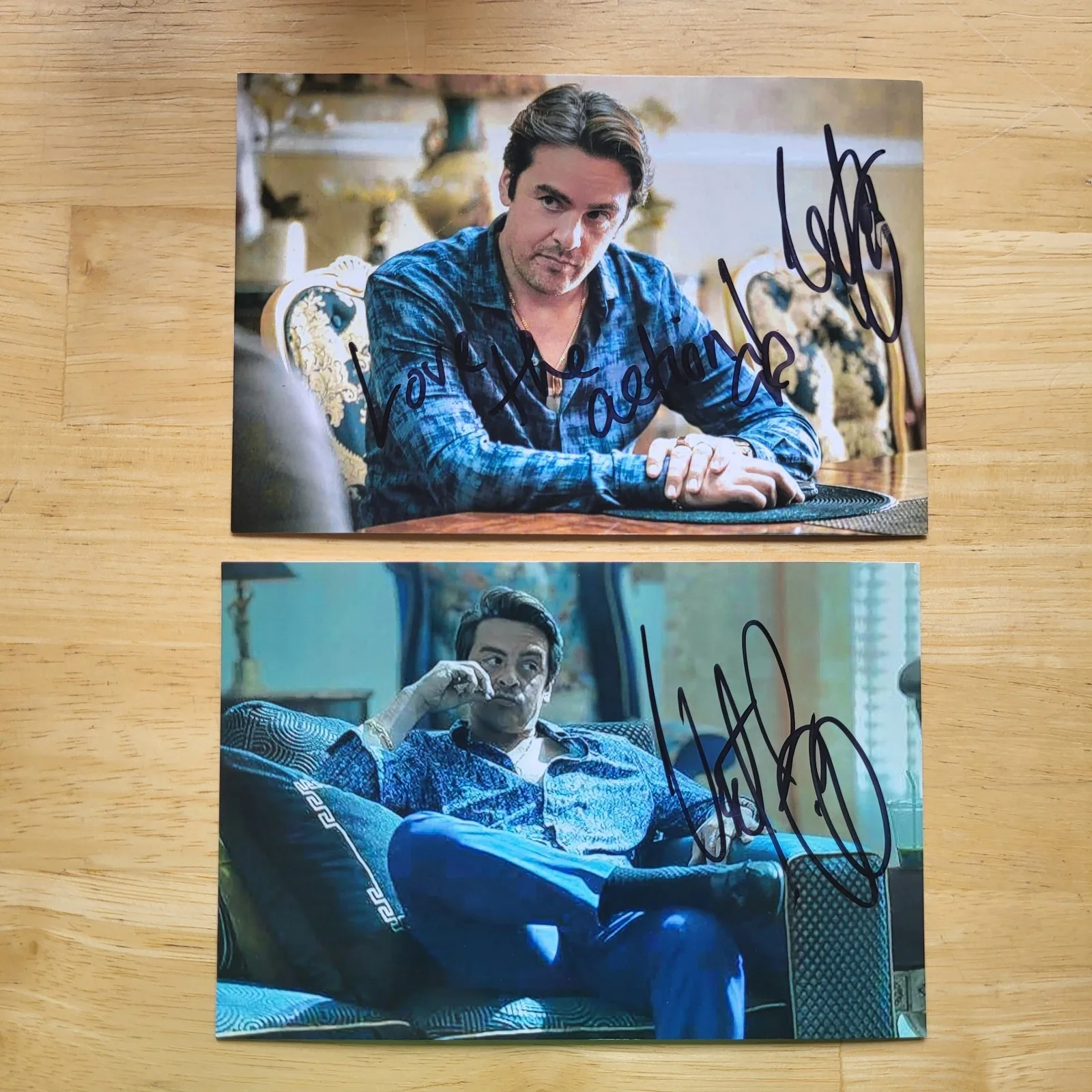Vincent Piazza — Vincent Piazza Tulsa King Hand Signed 4x6 Autograph Photos A