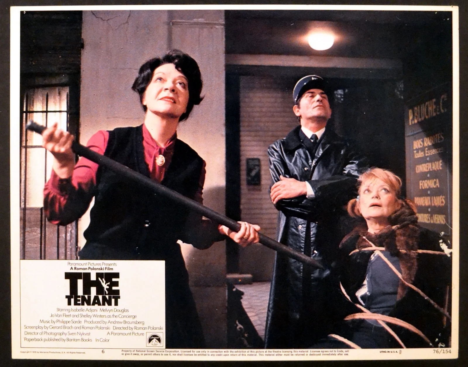 TENANT 1976 Roman Polanski, Melvyn Douglas, Shelley Winters 3 LOBBY CARDS, image 3