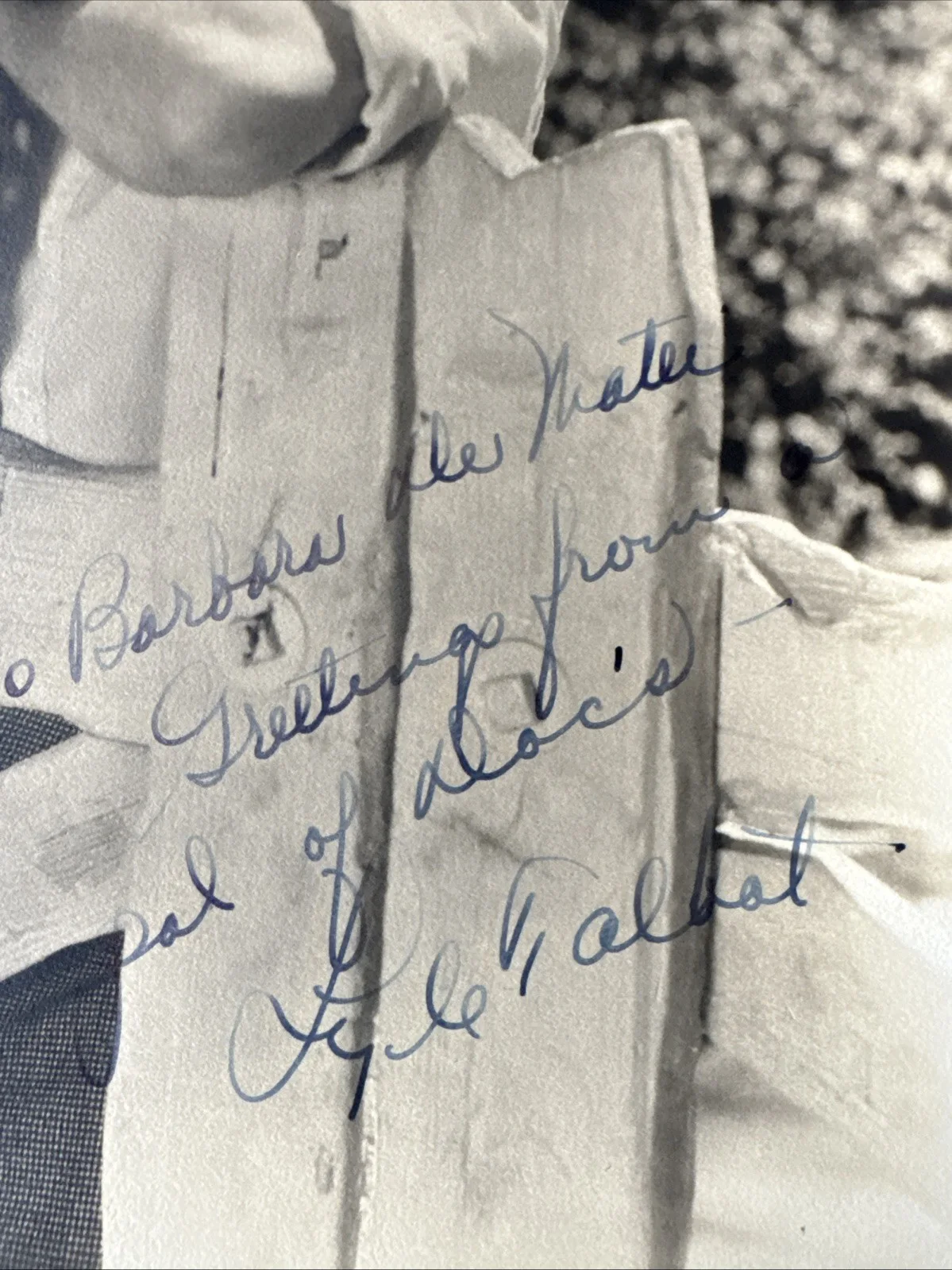Lyle Talbot — Vintage 1930s Lyle Talbot Signed Autographed Inscribed 8x10 Photo Dbl Wt, изображение 2