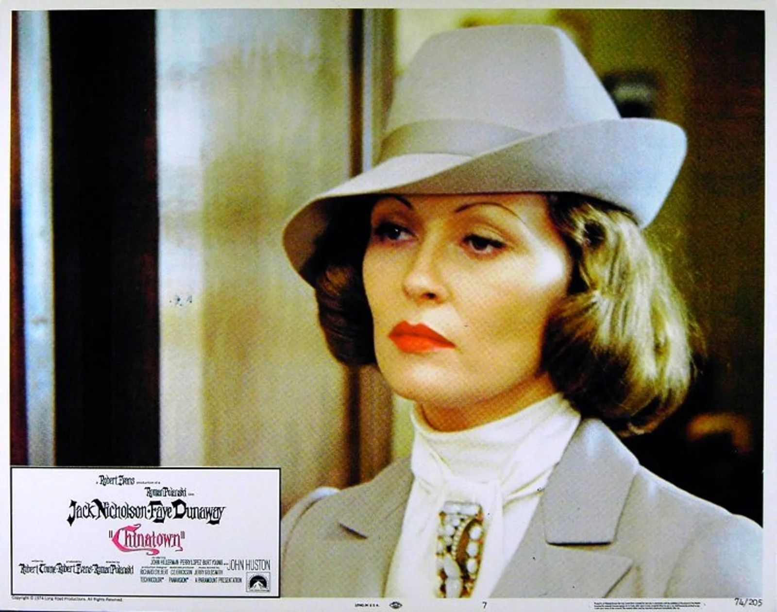 CHINATOWN 1974 Jack Nicholson, Faye Dunaway 4 LOBBY CARDS, image 2