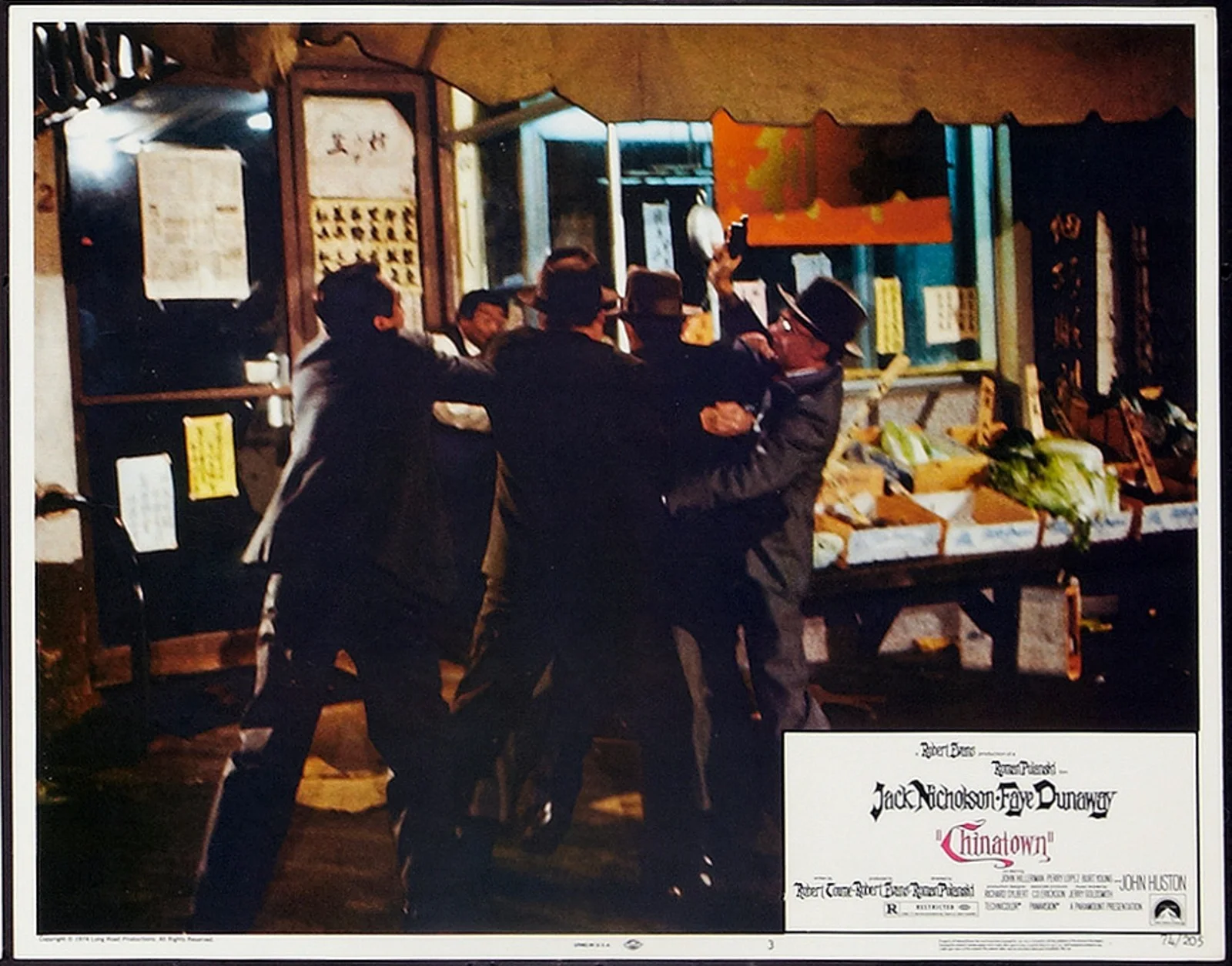 CHINATOWN 1974 Jack Nicholson, Faye Dunaway 4 LOBBY CARDS, image 3