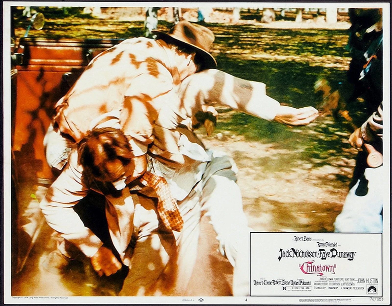 CHINATOWN 1974 Jack Nicholson, Faye Dunaway 4 LOBBY CARDS, image 4