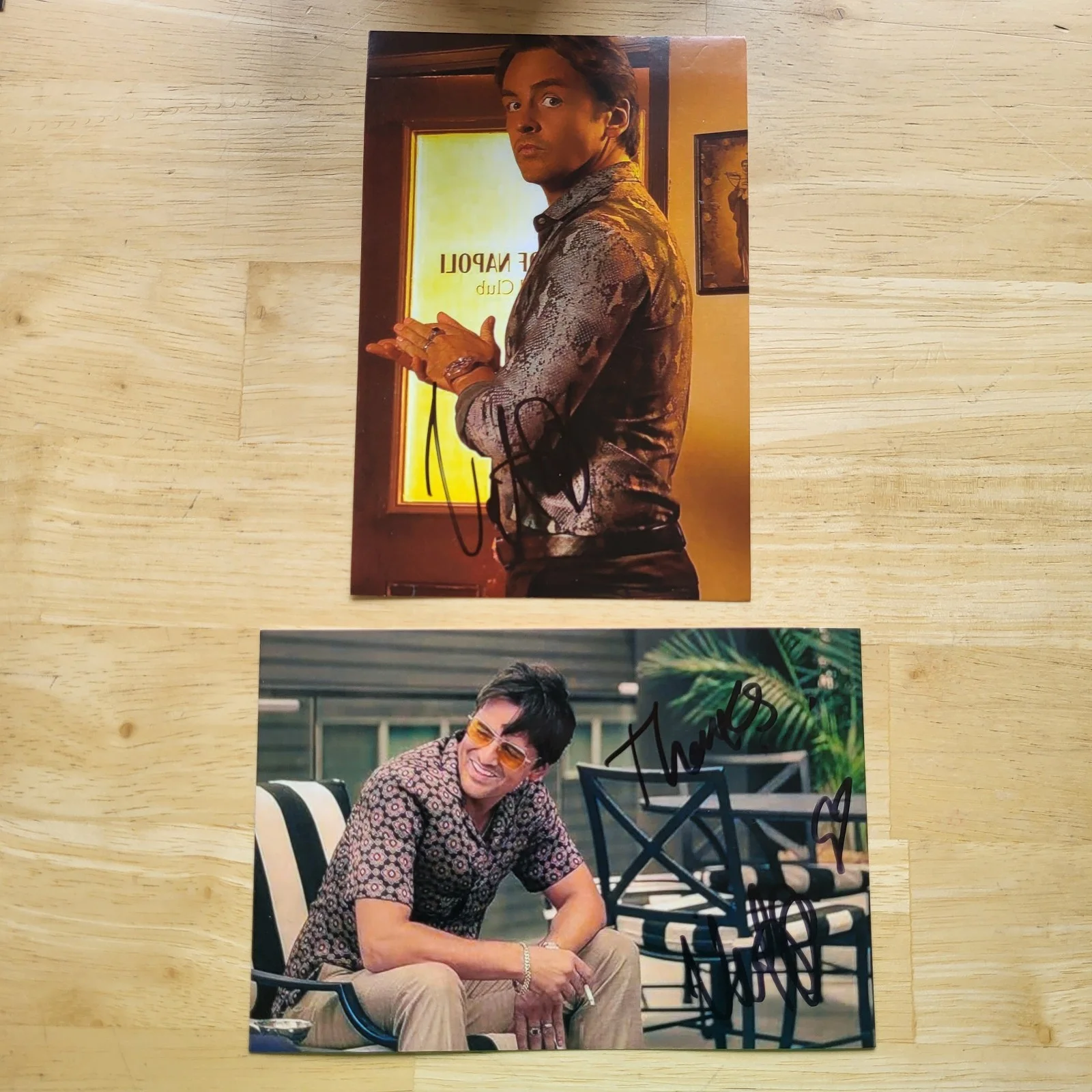 Vincent Piazza — Vincent Piazza Tulsa King Hand Signed 4x6 Autograph Photos
