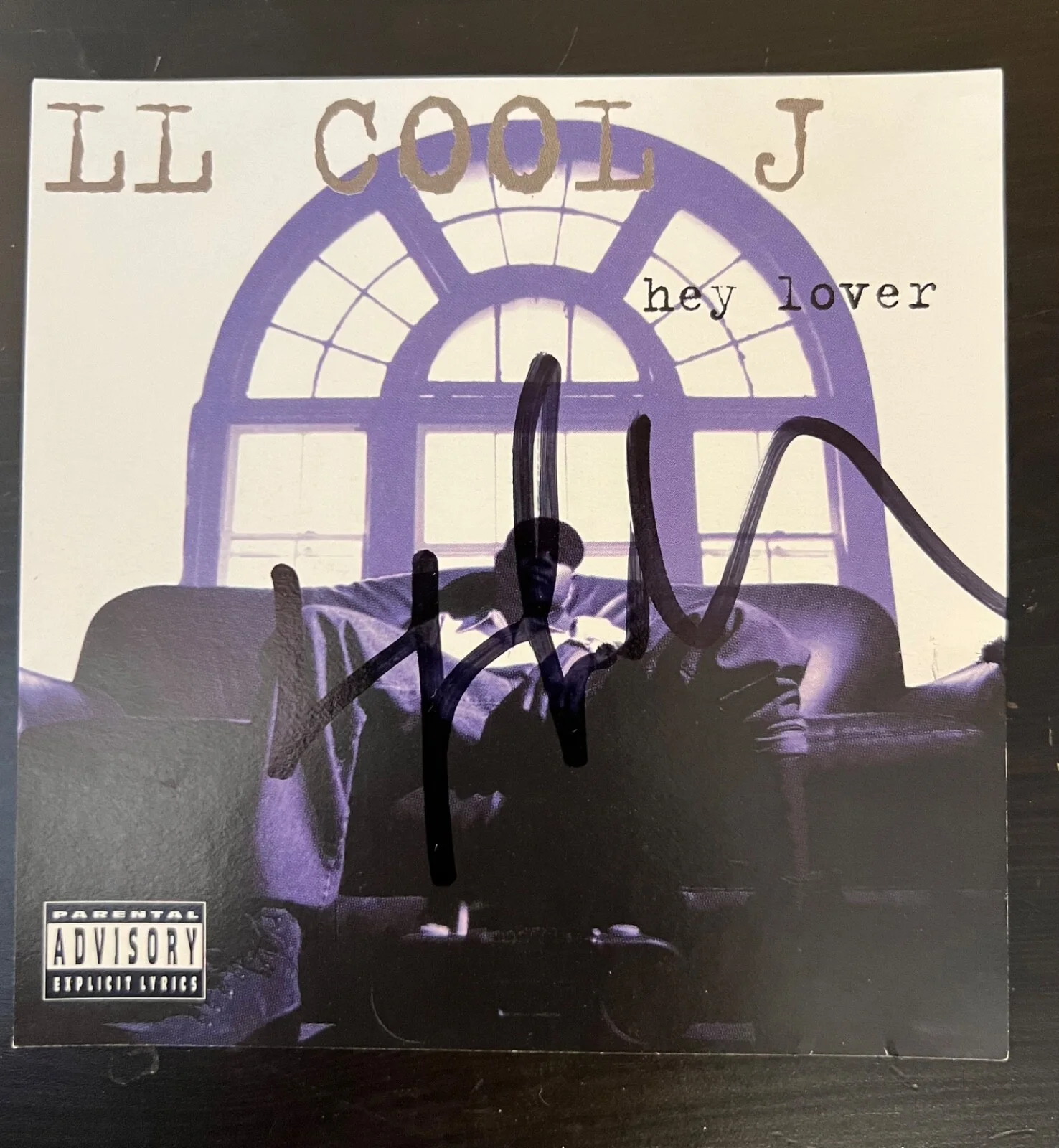 Autographed Signed LL Cool J Hey Lover/I Shot Ya CD Maxi Single Rap Pop, image 2