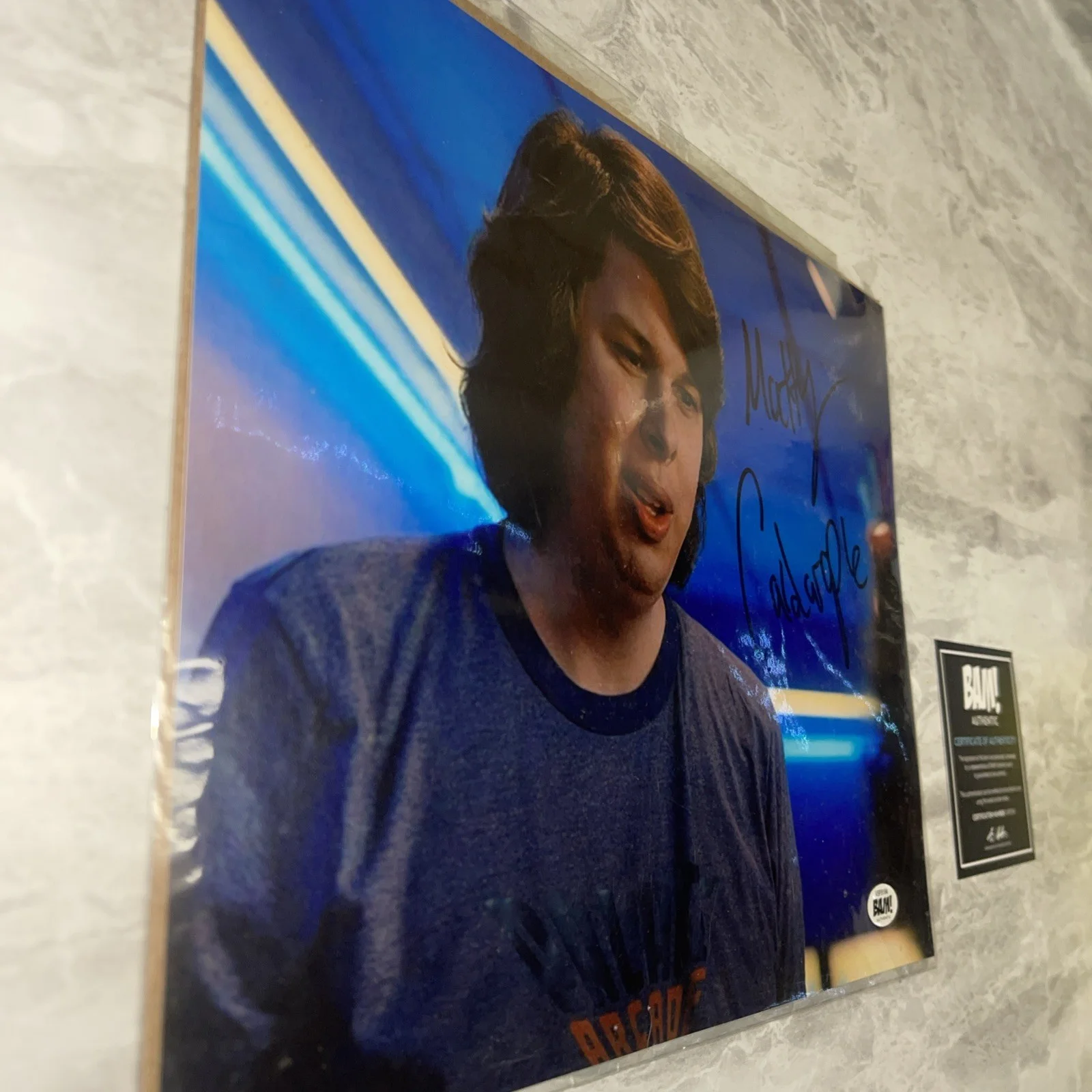 Matty Cardarople Signed 8x10 Photo Bam Box Pop Culture Stranger Things w/COA, изображение 4