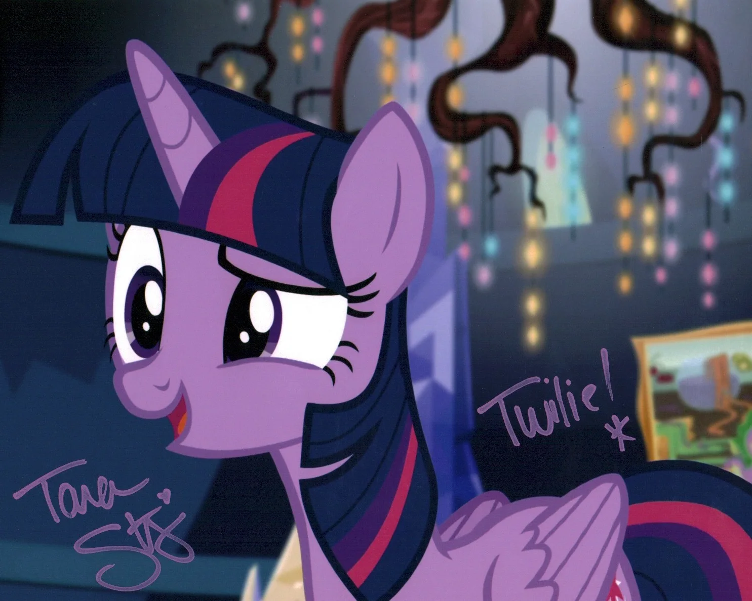Tara Strong — Tara Strong My Little Pony 8x10 Signed Photo JSA Certified Autograph