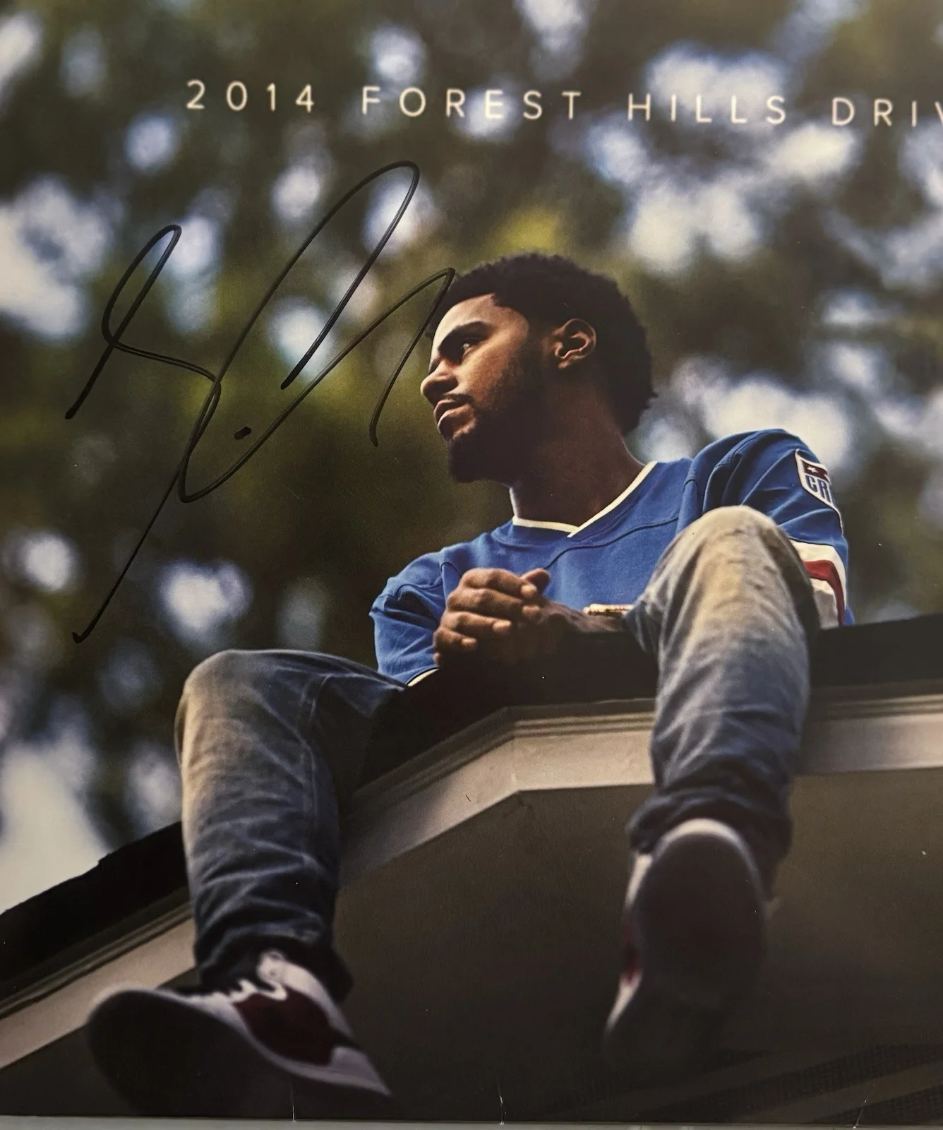 J. Cole Signed Autographed Vinyl LP “2014 Forest Hills Drive” PSA/DNA Authentic, image 2