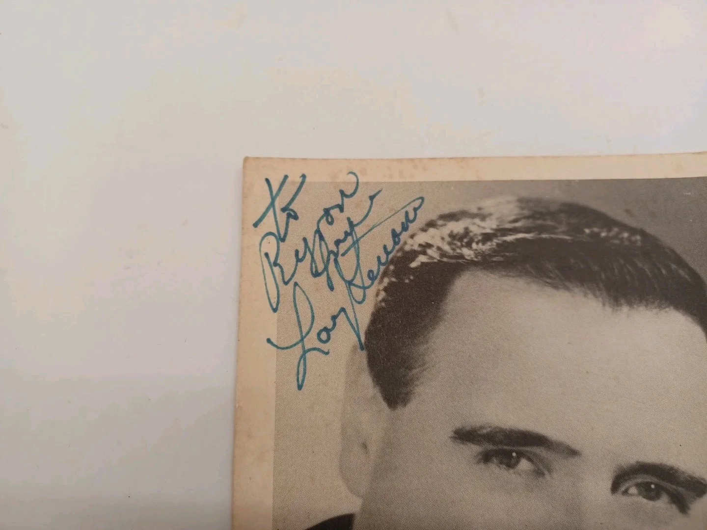 Larry Ferrari — Vintage TV- Recording Artist Larry Ferrari Autographed Card 4" X 6" Wfil-tv6, изображение 3
