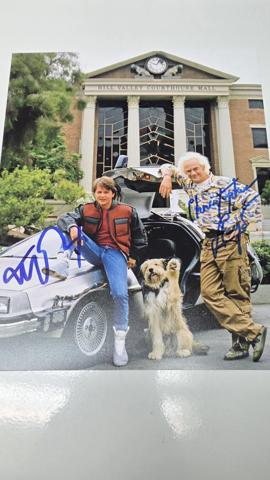 Michael J. Fox, Christopher Lloyd — Michael J. Fox & Christopher Lloyd Signed 8x10 Autographed Signed @CalgaryExpo, image 5