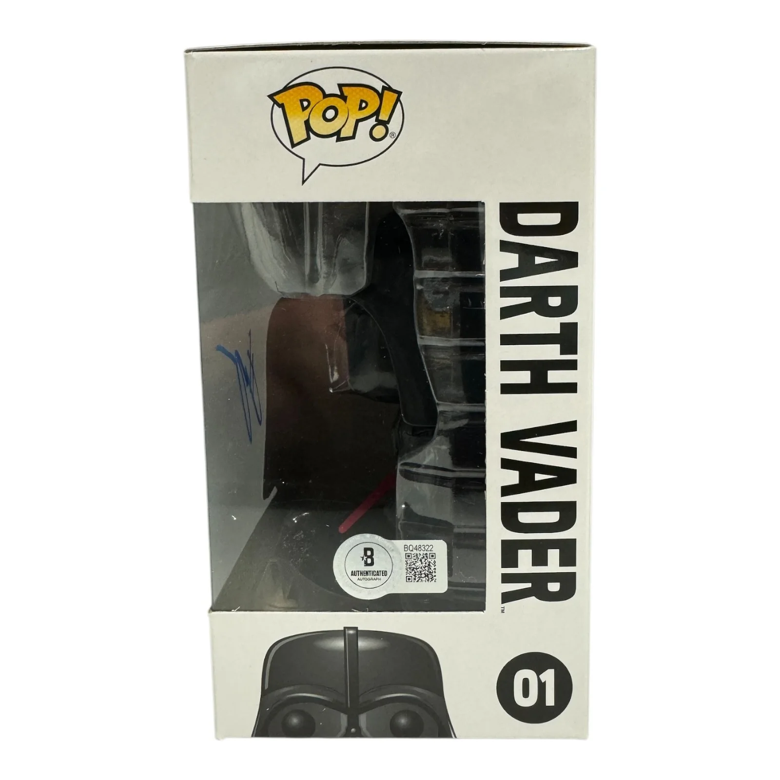Hayden Christensen — Hayden Christensen Signed Autograph Funko Pop Star Wars 01 Beckett Darth Vader, изображение 2