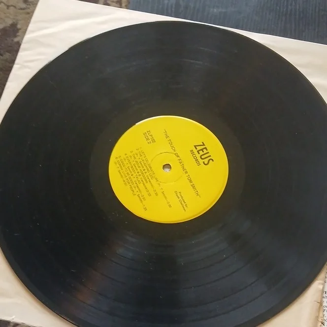 Father Tom Smith The Touch Autographed Original Vinyl Record Zeus Records, изображение 4