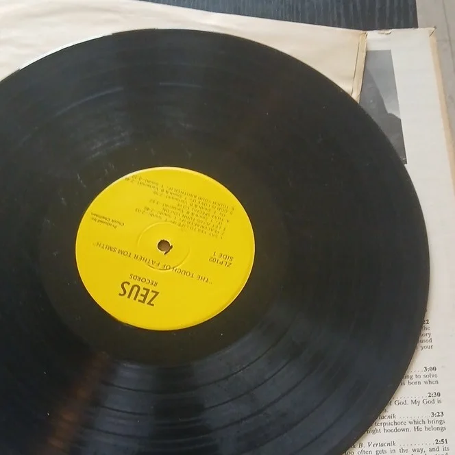 Father Tom Smith The Touch Autographed Original Vinyl Record Zeus Records, изображение 5