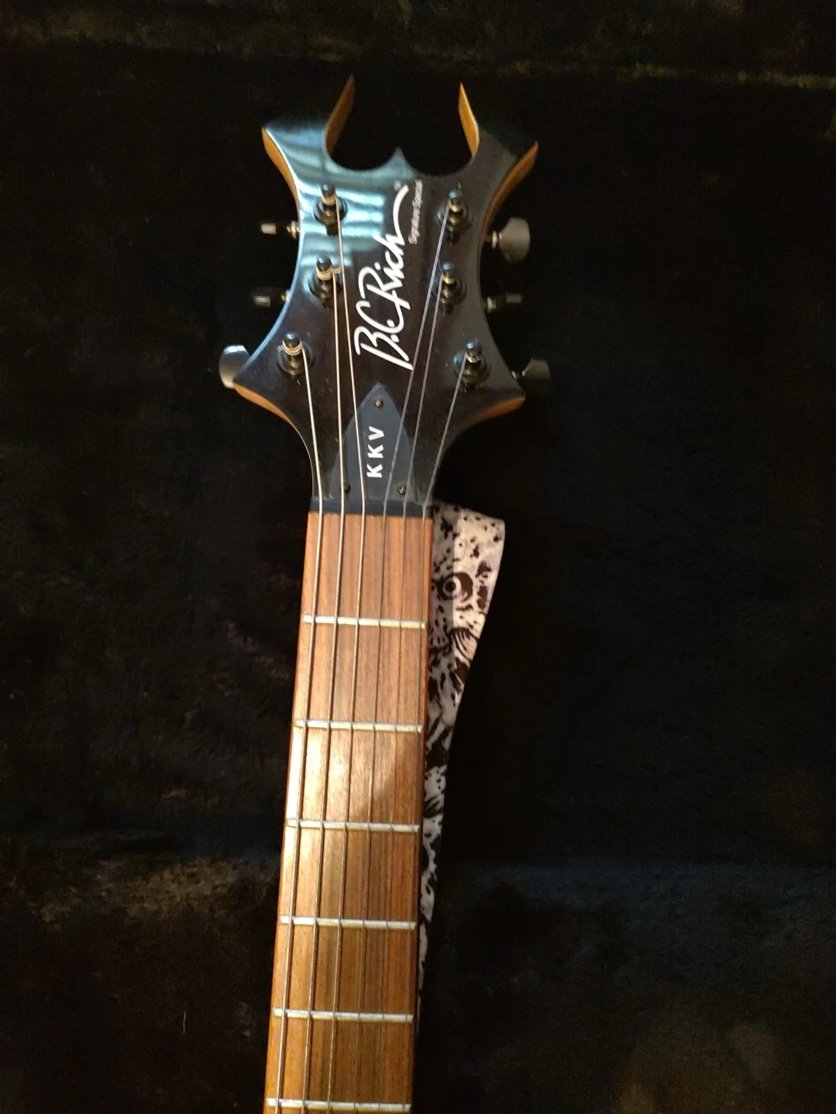 Kerry King Autographed BC Rich Signature Flying V Guitar, image 4