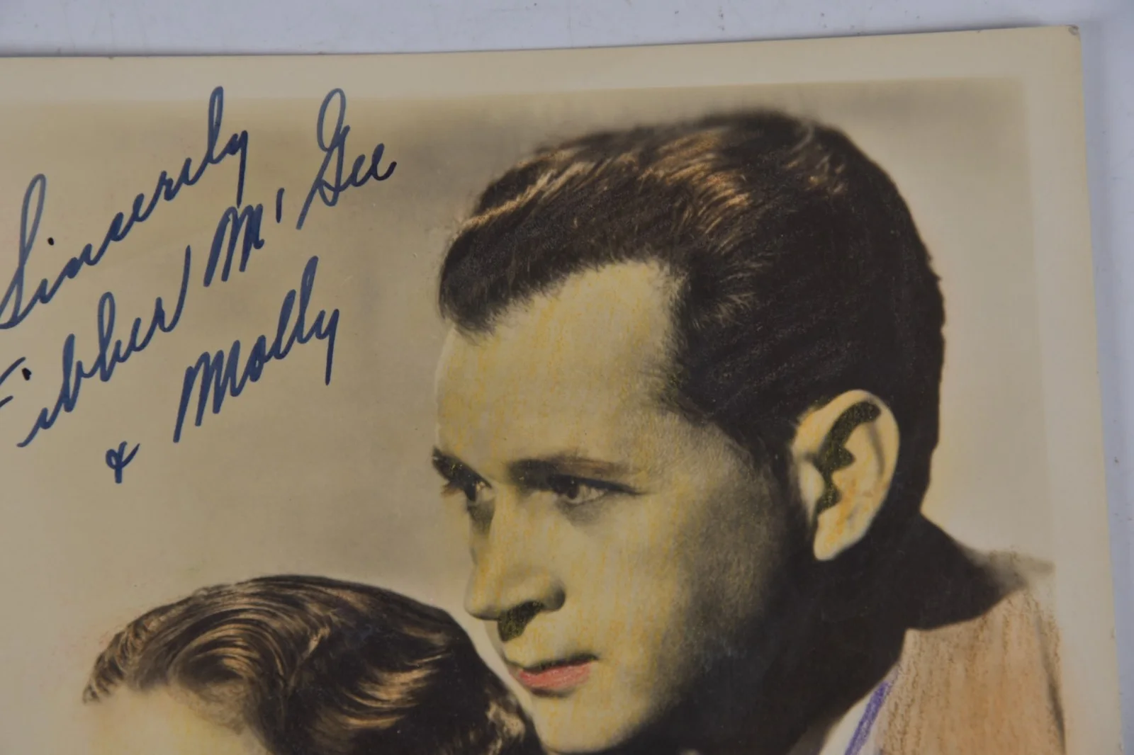 Vintage Fibber McGee & Molly Radio Show Autograph Colorized Photograph, изображение 3