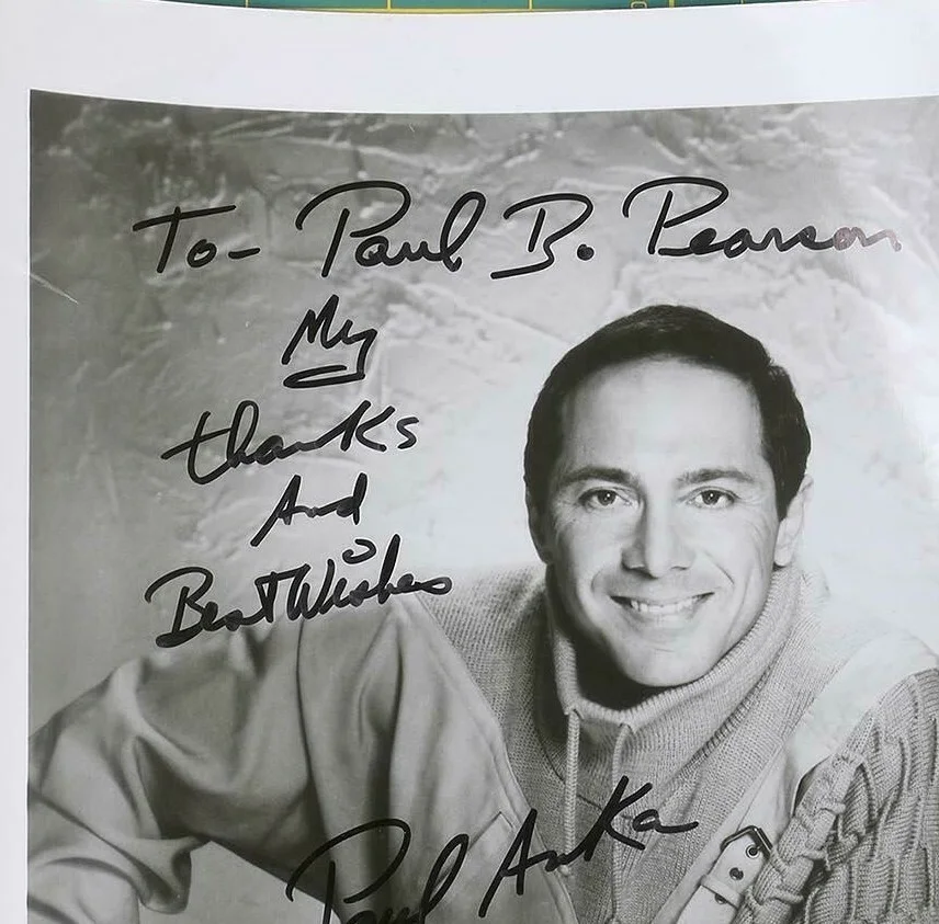 Paul Anka Signed Inscribed 8x10 Photo dated Sept 88 Authentic Guaranteed, image 2
