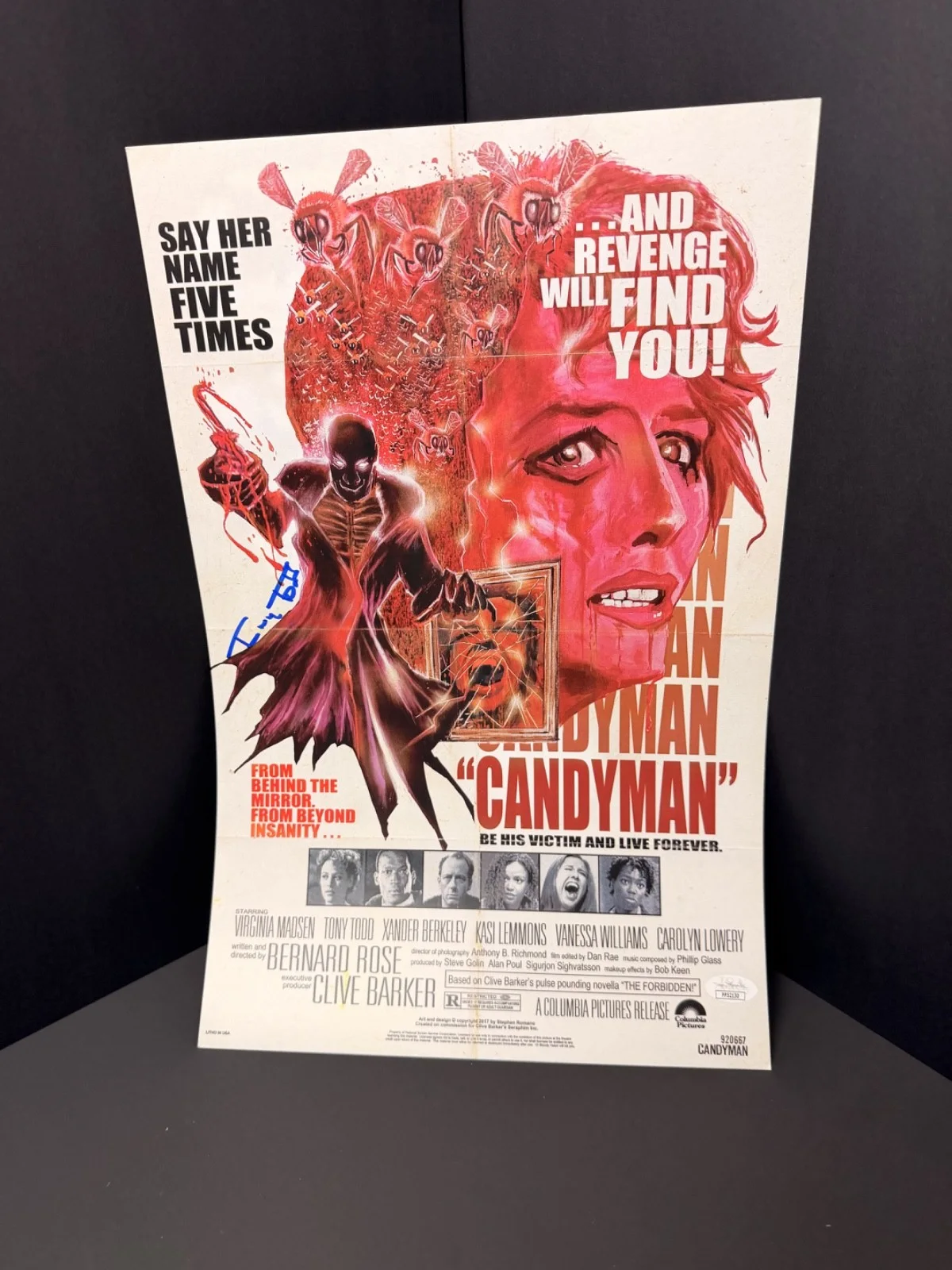 Tony todd — Tony Todd (RIP) “candy man” signed 11x17 w/JSA-COA $