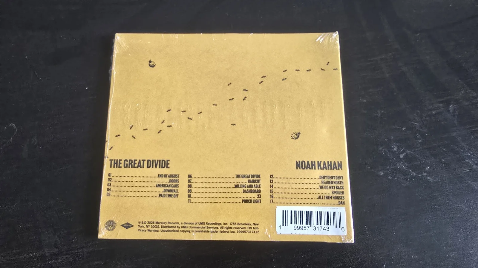 Noah Kahan, The Great Divide, Signed CD, Sold Out, image 2