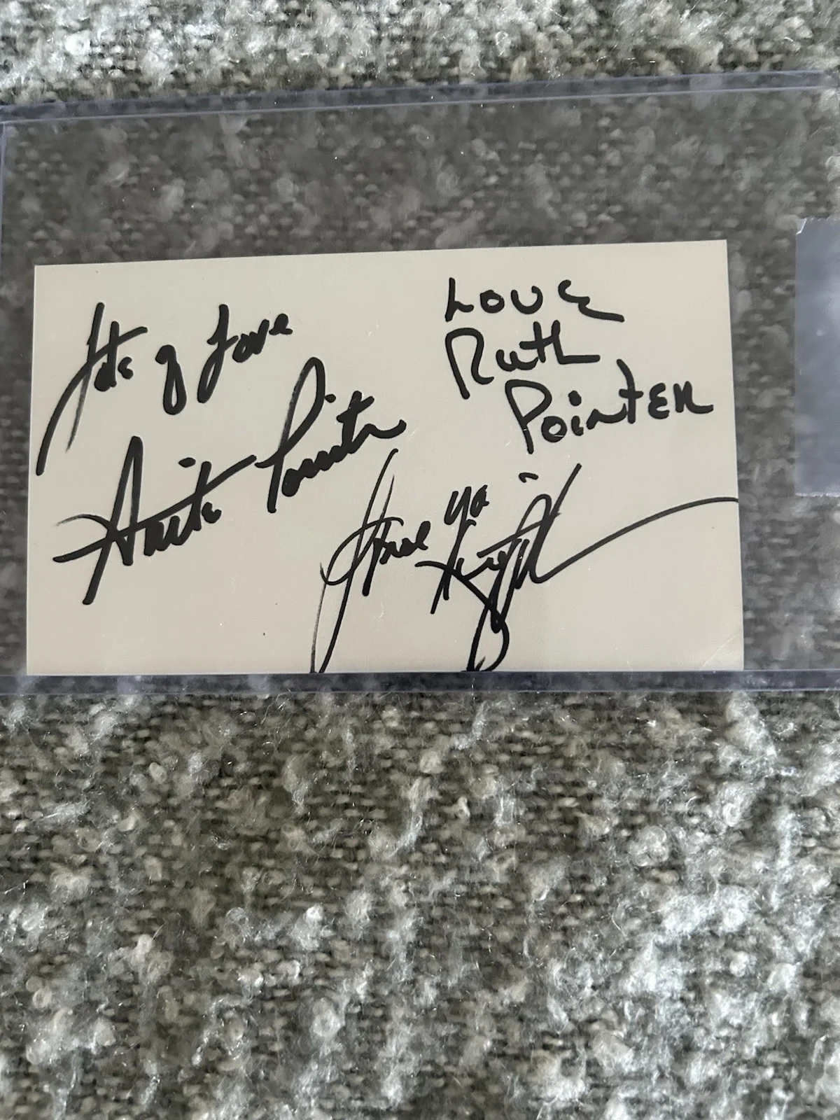 The Pointer sisters 3 Autographs, image 3