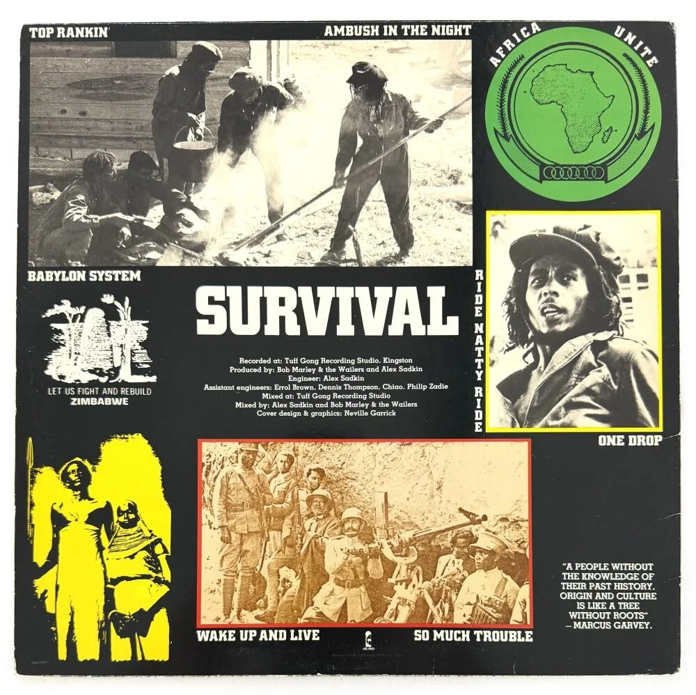 Bob Marley — Bob Marley Signed Autograph Album Vinyl Record LP - The Wailers Survival JSA COA, изображение 3