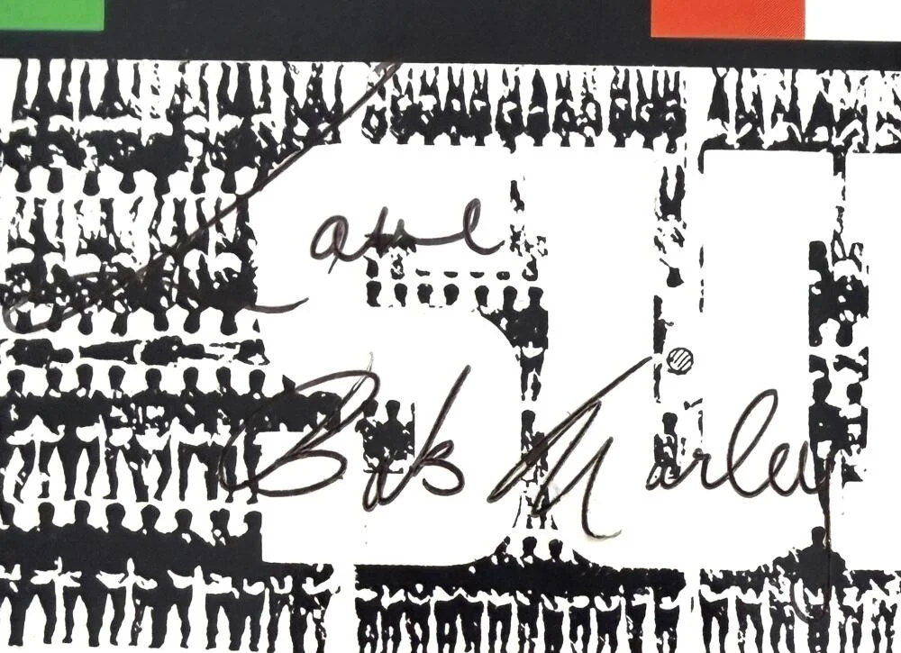 Bob Marley — Bob Marley Signed Autograph Album Vinyl Record LP - The Wailers Survival JSA COA, изображение 4