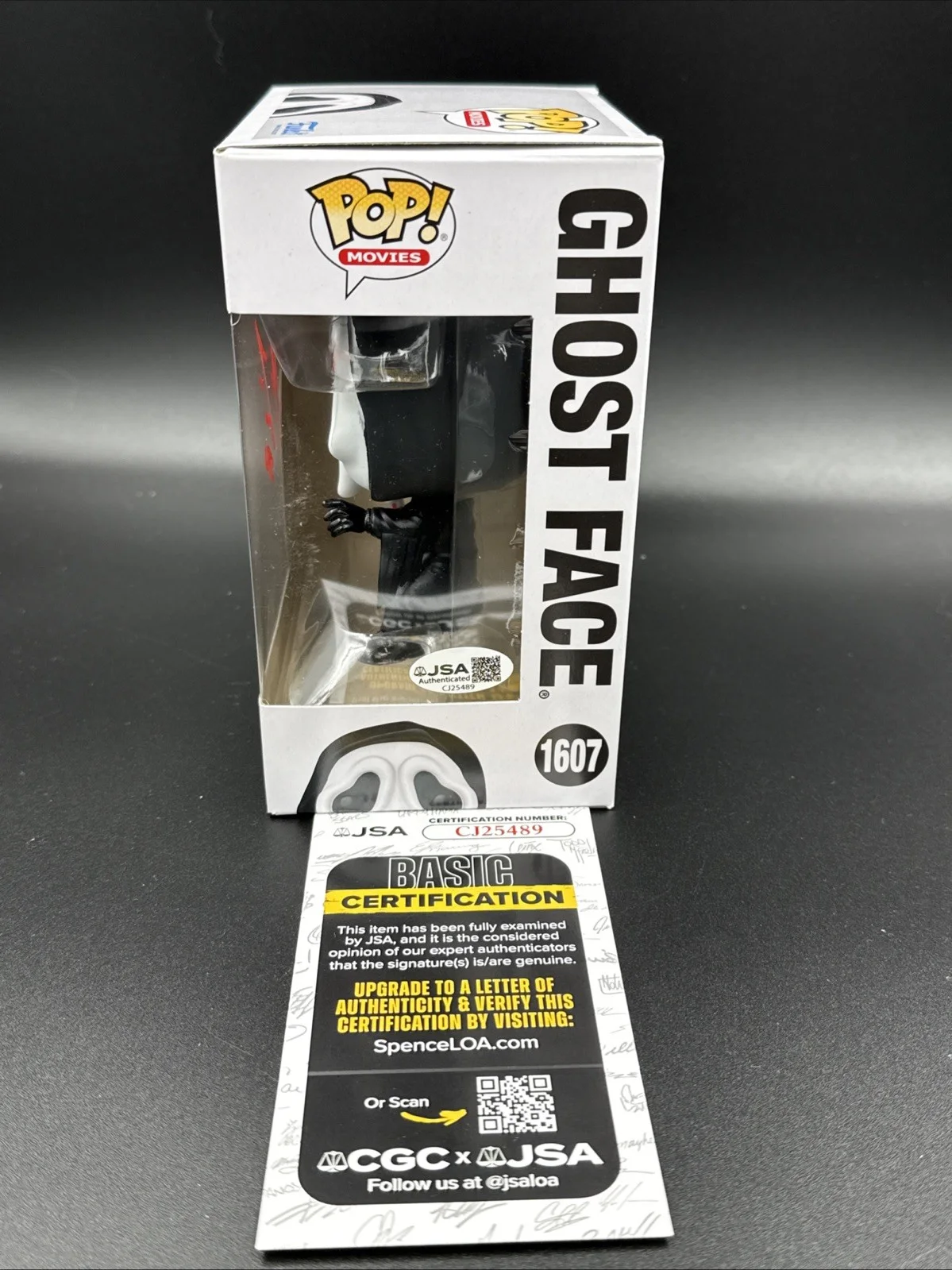 Matthew Lillard — Matthew Lillard Signed Funko Pop #1607 Ghostface Autograph JSA COA Scream, image 4