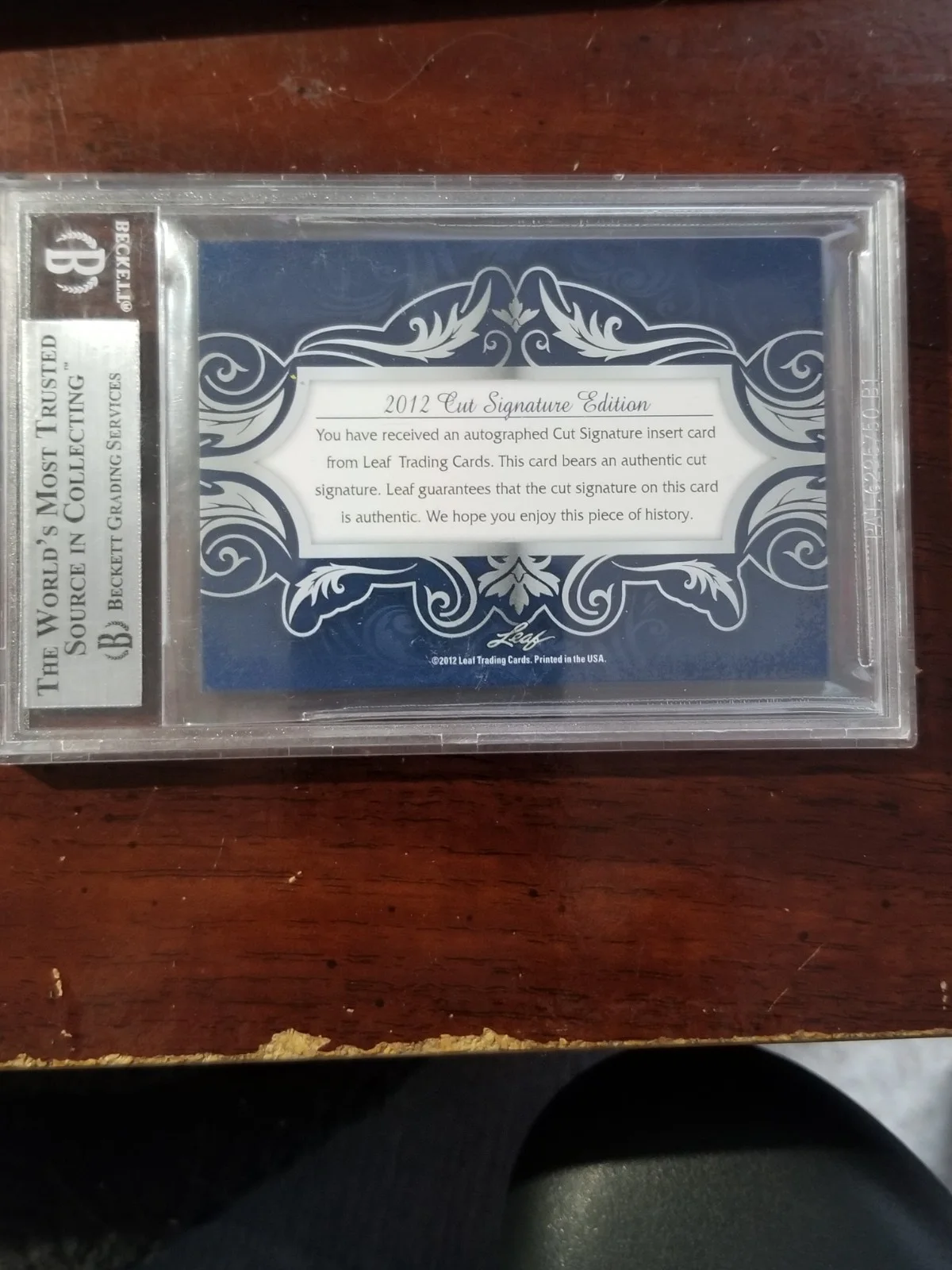 Jack Haley — 2012 Leaf Cut Signature Jack Haley 26/36 Tin Man Wizard of Oz, изображение 2