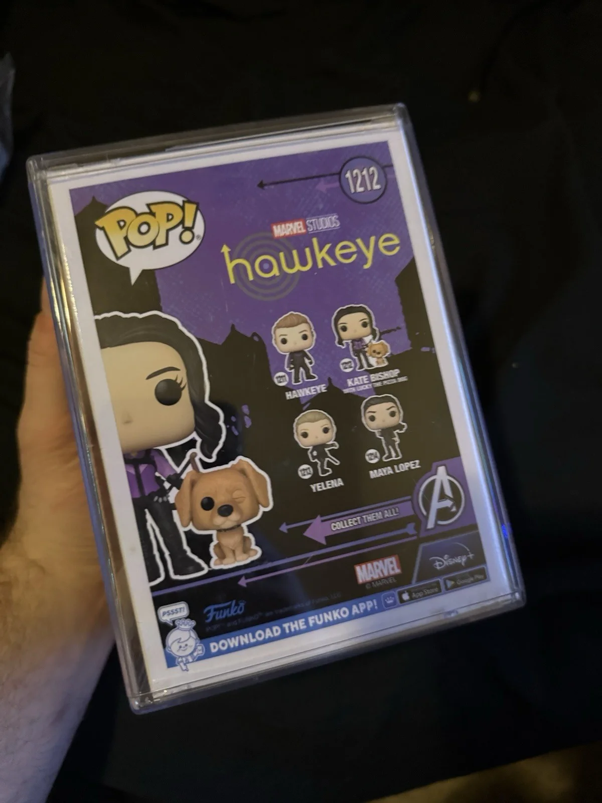 Hailee Steinfeld — Hailee Steinfeld Hawkeye Autographed Authentic Kate Bishop #1212 Funko Pop!, image 3