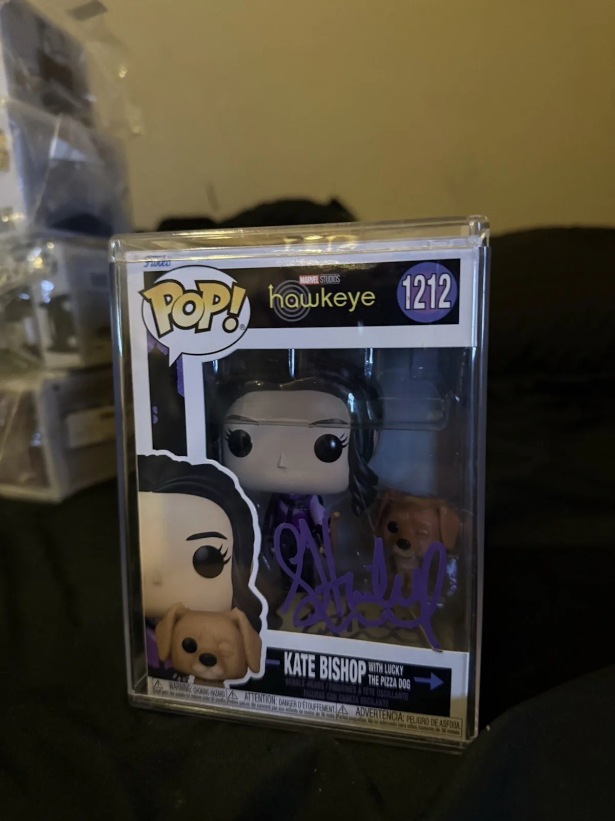 Hailee Steinfeld — Hailee Steinfeld Hawkeye Autographed Authentic Kate Bishop #1212 Funko Pop!, image 5