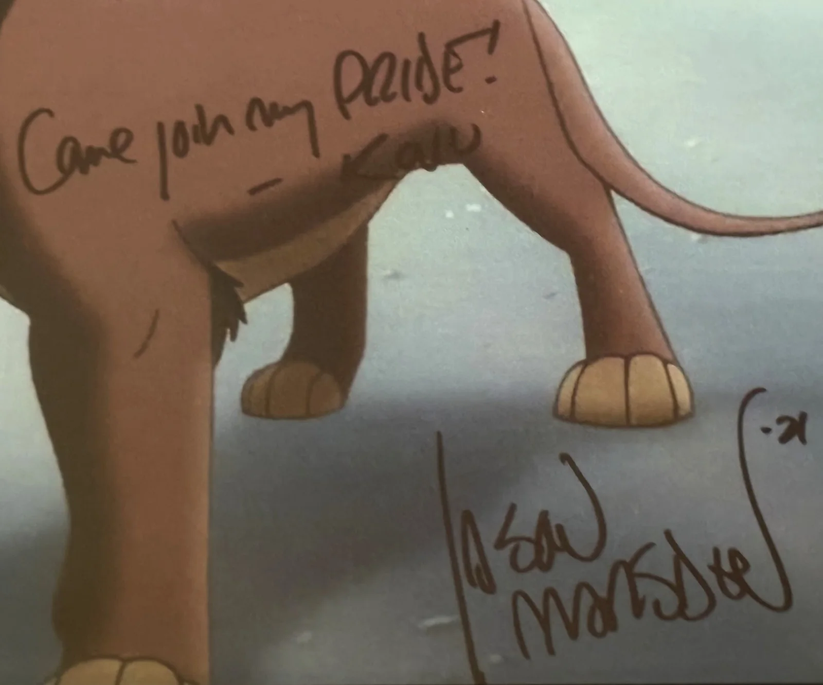 Jason Marsden — Jason Marsden Framed, Signed & Inscribed 8X10 Lion King Photo PSA COA Certified, изображение 4
