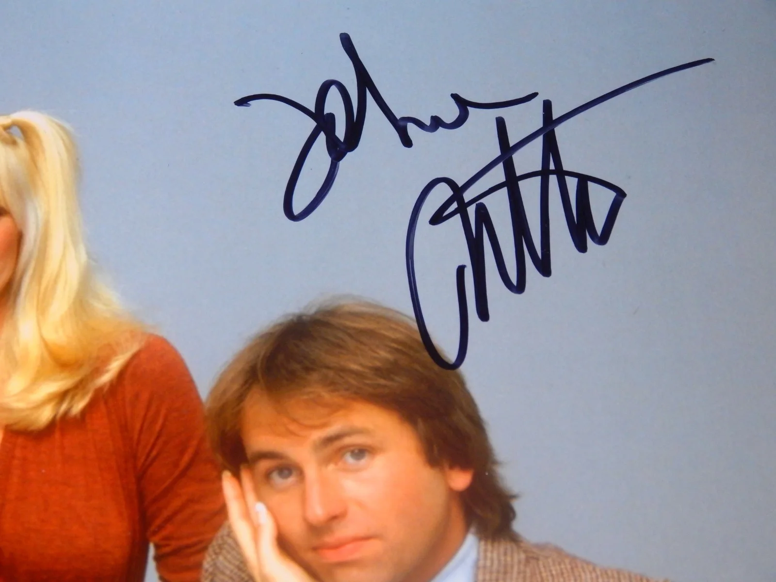 Original Signed John Ritter Three's Company Auto Photo W/ COA Died 2003, image 2