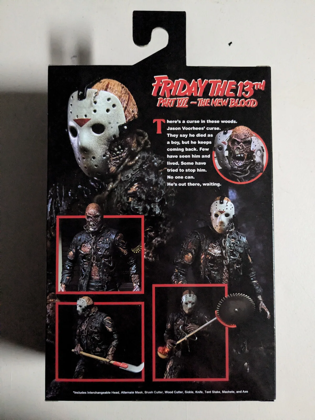 KANE HODDER — KANE HODDER Signed Jason Voorhees NECA Figure Box Friday the 13th BAS JSA COA, изображение 3