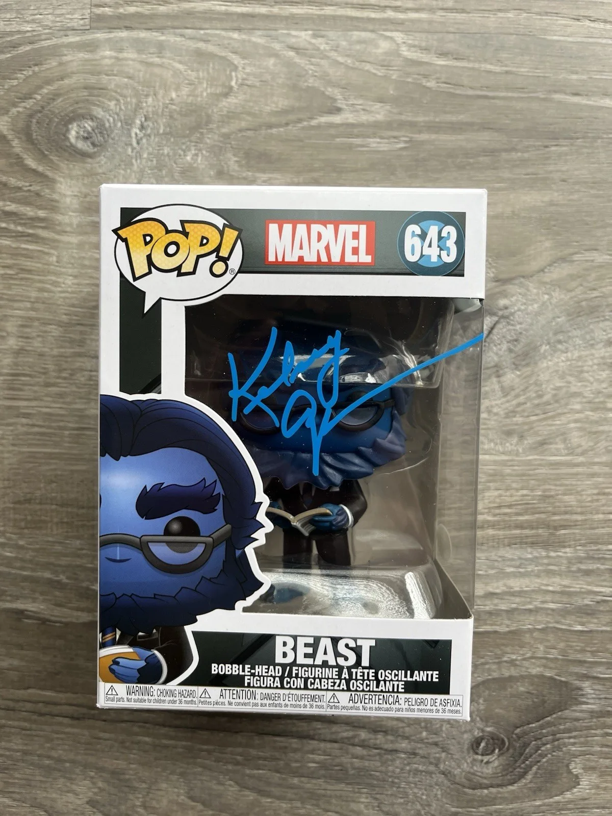 Kelsey Grammer — QC Kelsey Grammer Signed Beast Funko Pop JSA COA #643 X-Men Marvel, image 2
