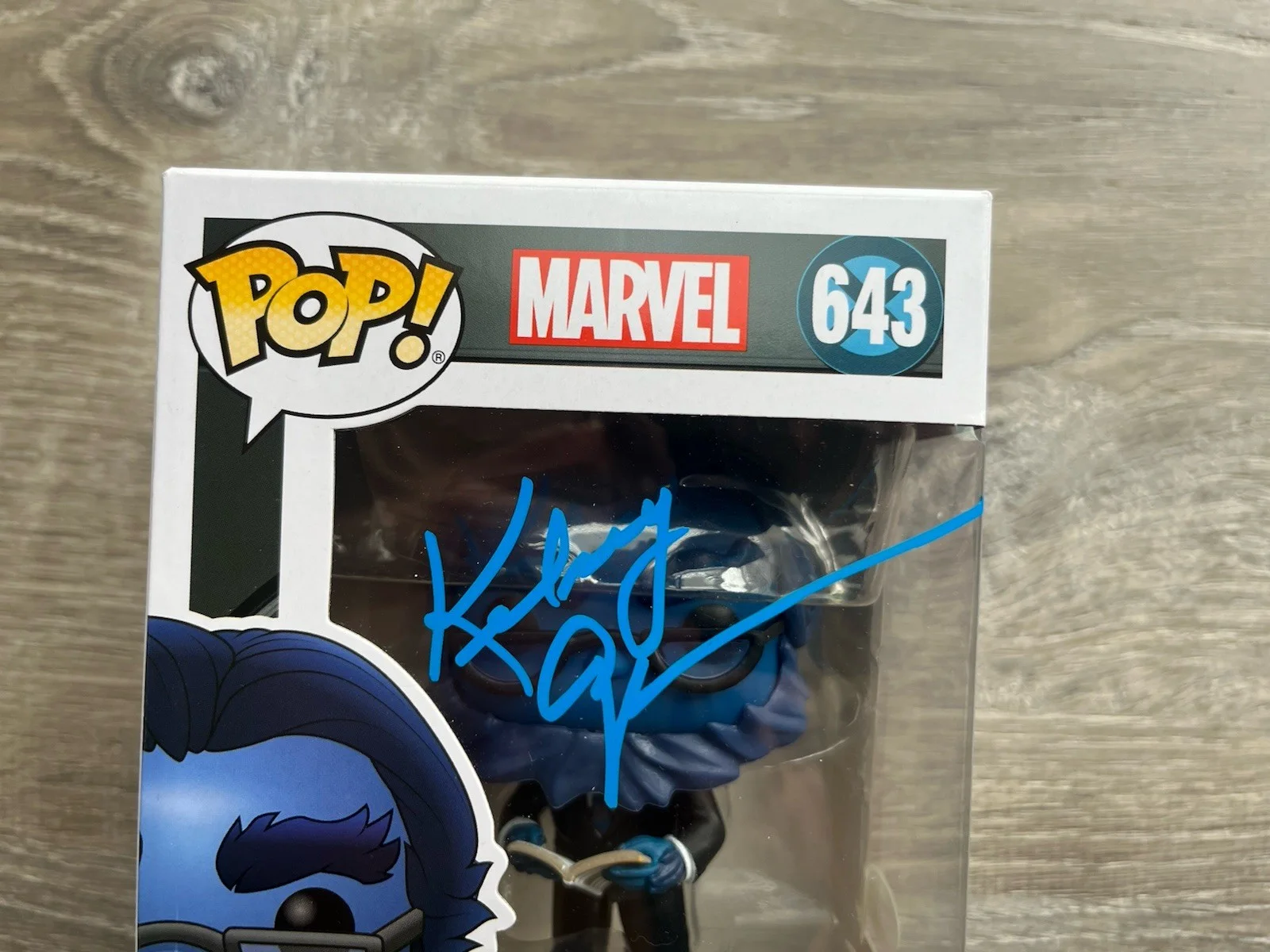 Kelsey Grammer — QC Kelsey Grammer Signed Beast Funko Pop JSA COA #643 X-Men Marvel, image 3