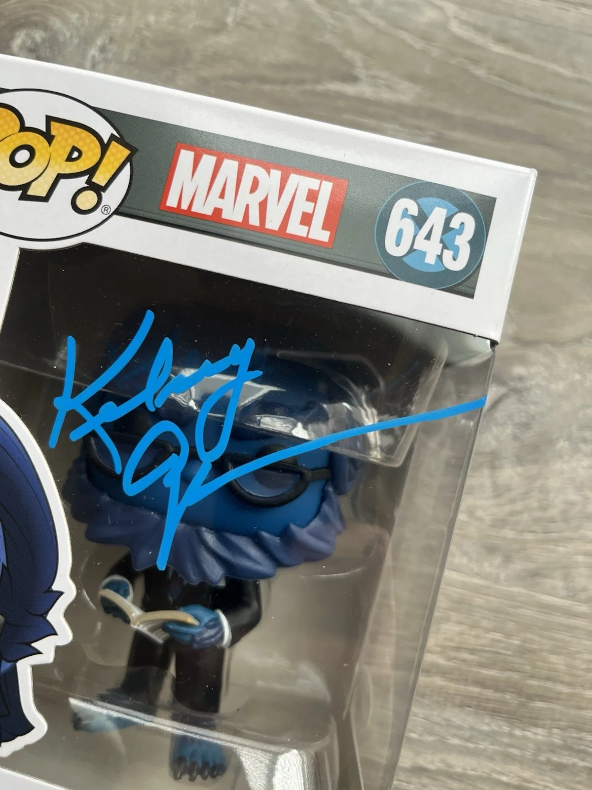 Kelsey Grammer — QC Kelsey Grammer Signed Beast Funko Pop JSA COA #643 X-Men Marvel, image 4
