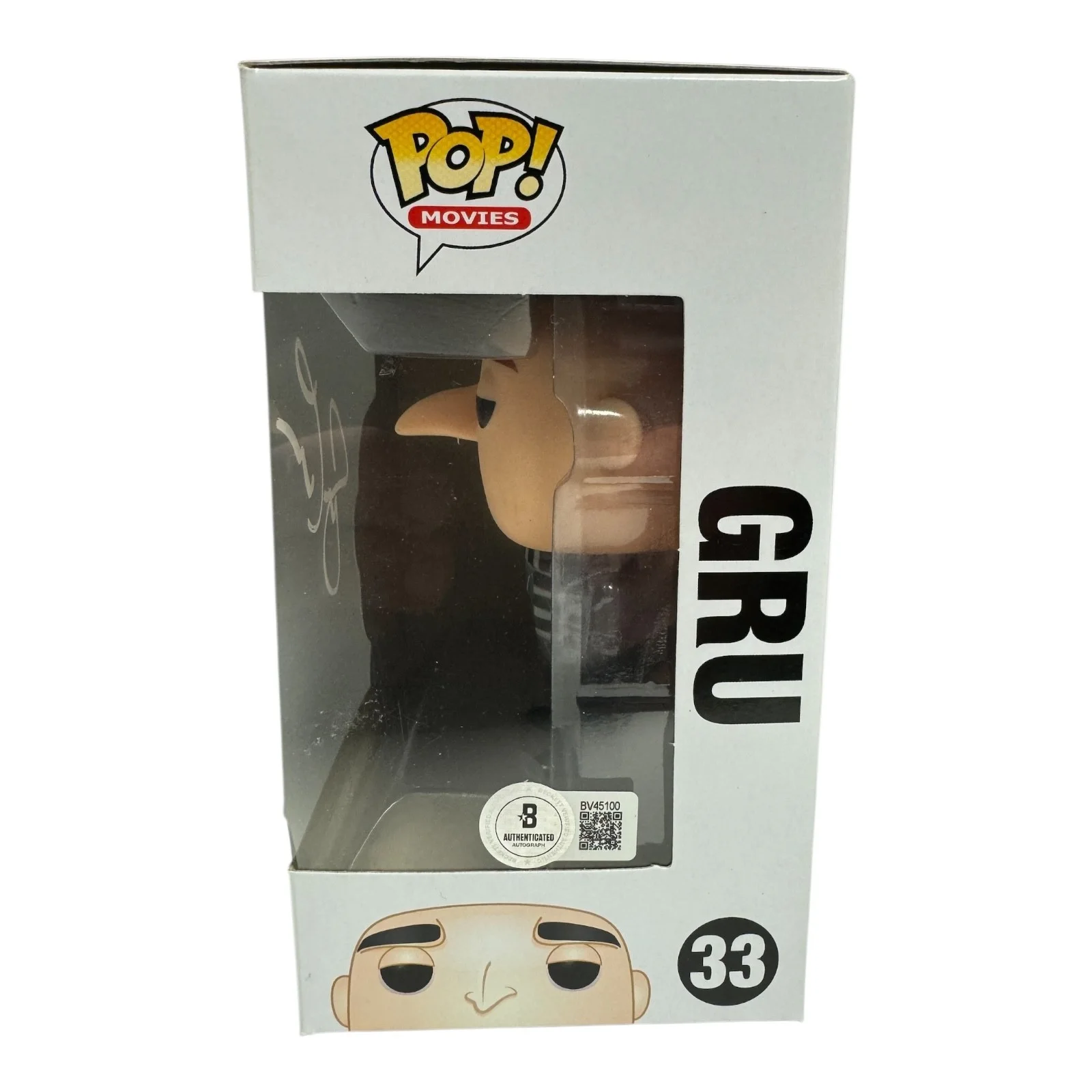 STEVE CARELL — Steve Carell Signed Autograph Despicable Me 2 Funko Pop 33 Beckett BAS Gru, image 2