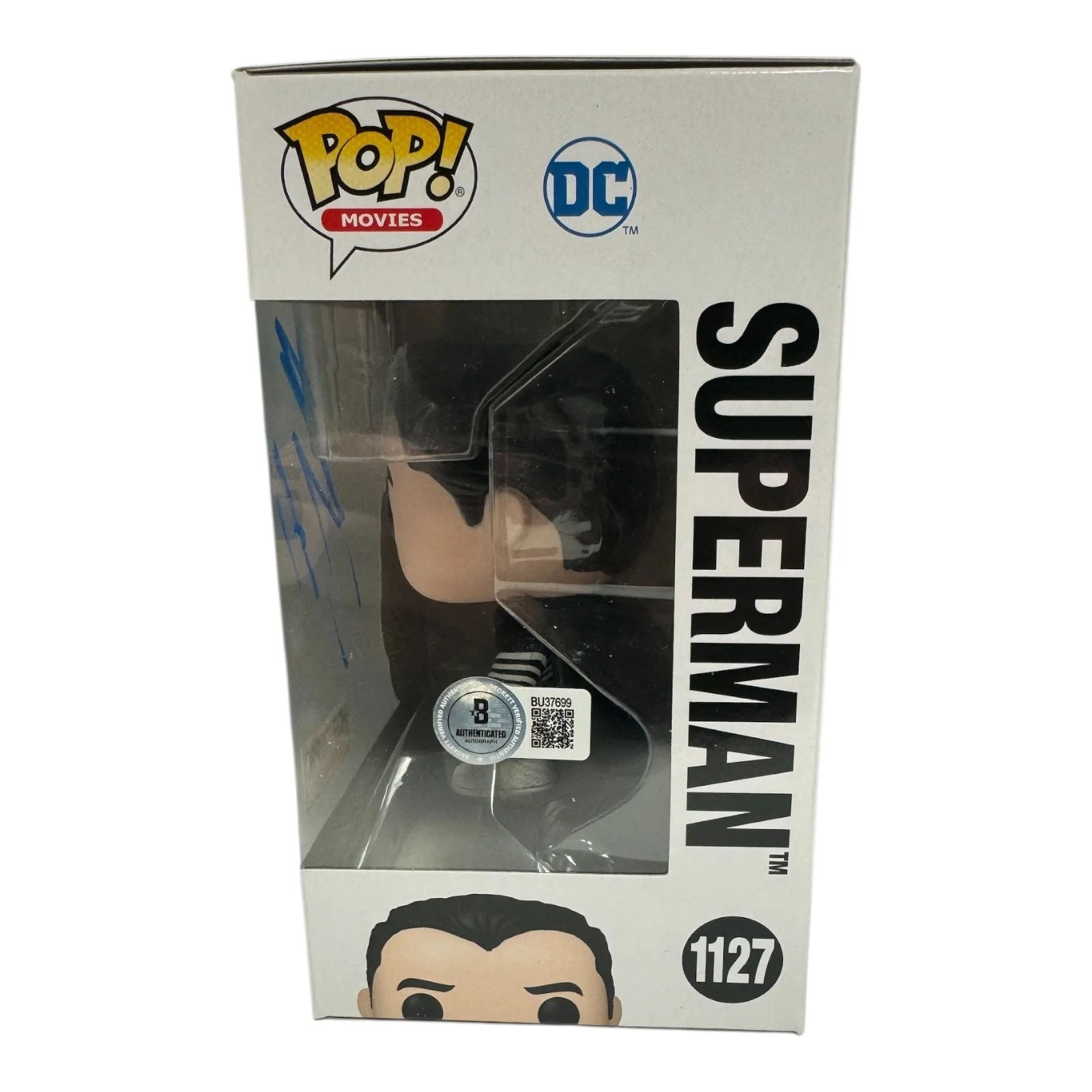 Henry Cavill — Henry Cavill Signed Autograph Justice League Funko Pop 1127 Beckett BAS Superman, image 2