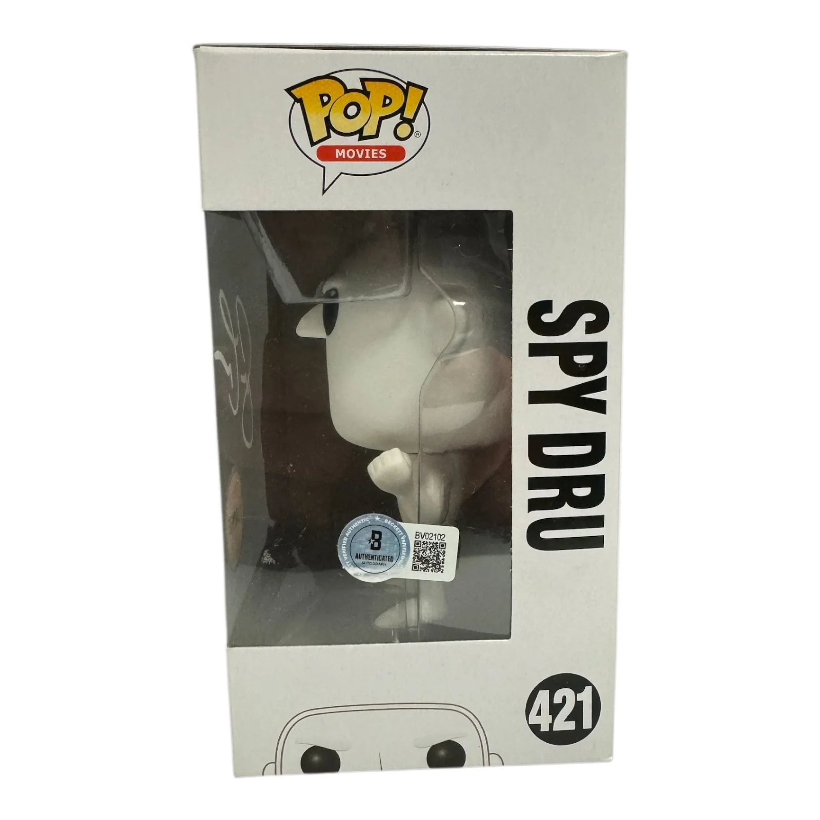 STEVE CARELL — Steve Carell Signed Autograph Despicable Me 3 Funko Pop 421 Beckett BAS Spy Gru, image 2