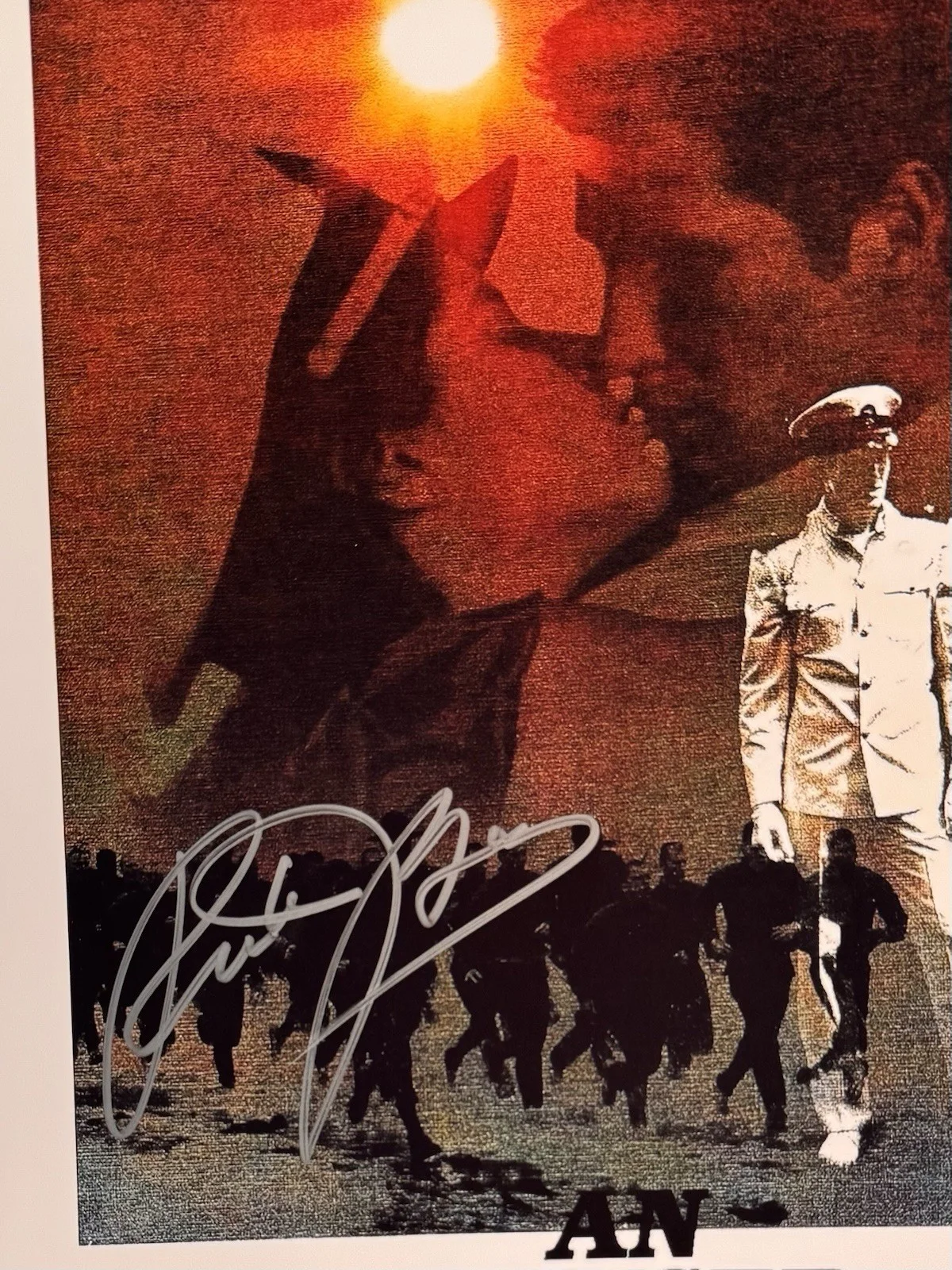 Richard Gere — Richard Gere Signed "Officer and a Gentleman" 11 x 17 Mini Movie Poster:BAS, изображение 2