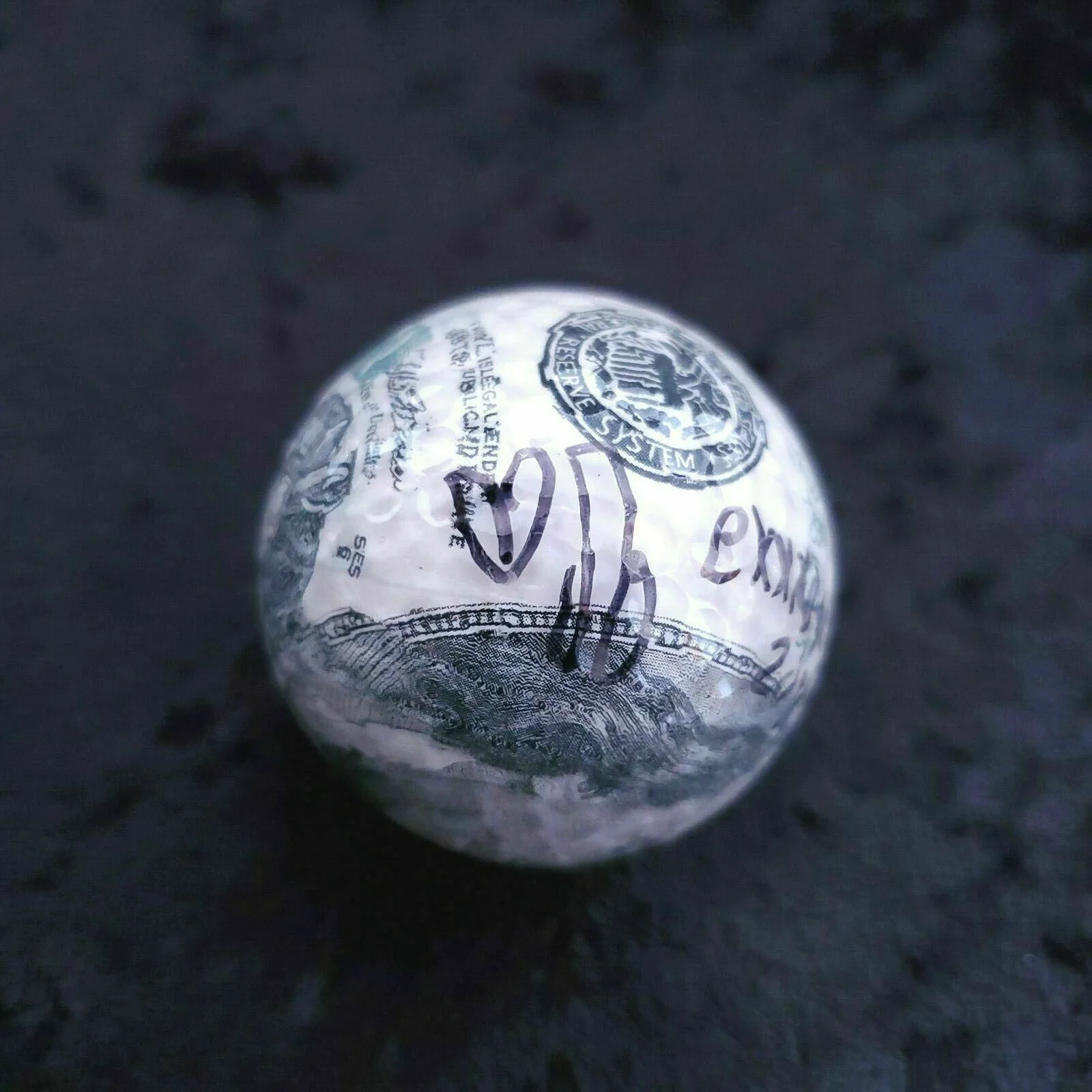Josyln James — Joslyn James Adult Film Star Model Signed Golf Ball Tiger Woods Mistress COA, изображение 2